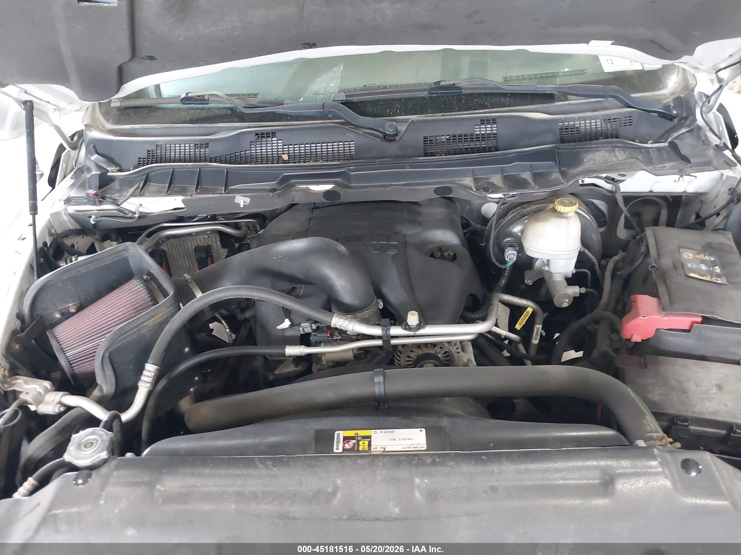 2014 Ram 1500 Express White vin: 1C6RR7KT5ES273337