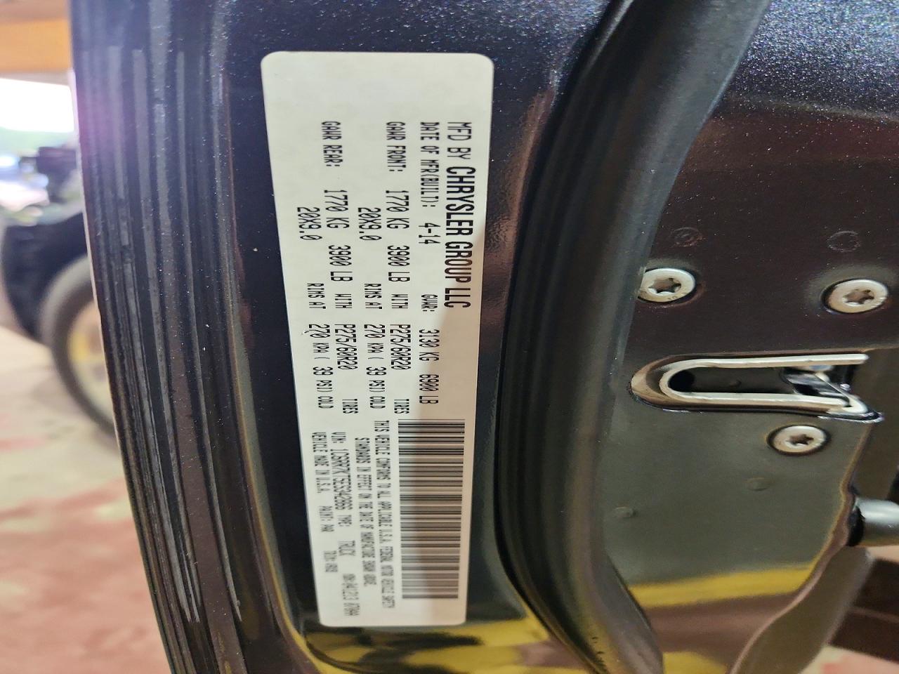 2014 Ram 1500 St Charcoal vin: 1C6RR7KT5ES342866
