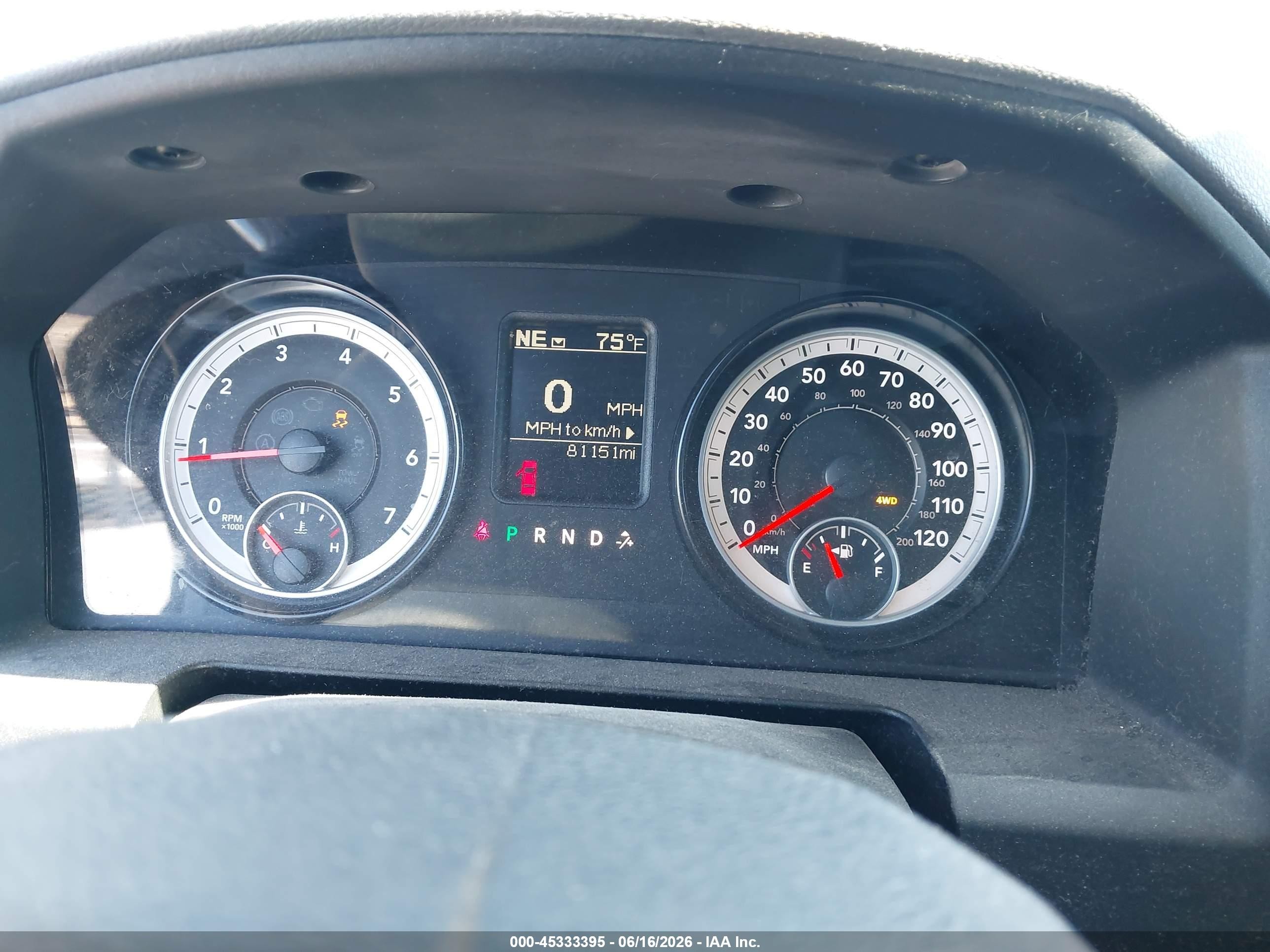 2014 Ram 1500 Express Серый vin: 1C6RR7KT5ES362860