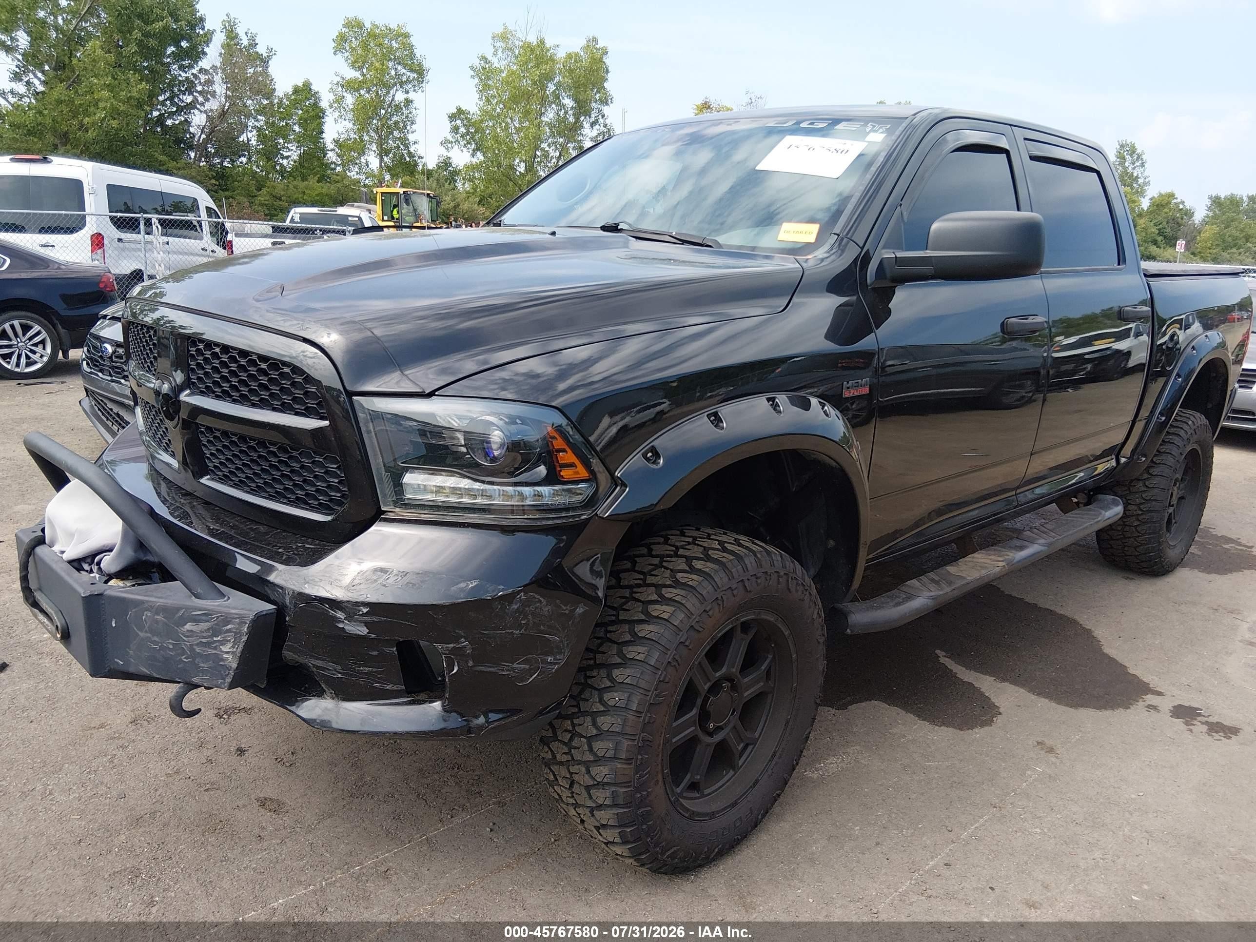 2015 Ram 1500 Express Black vin: 1C6RR7KT5FS636043