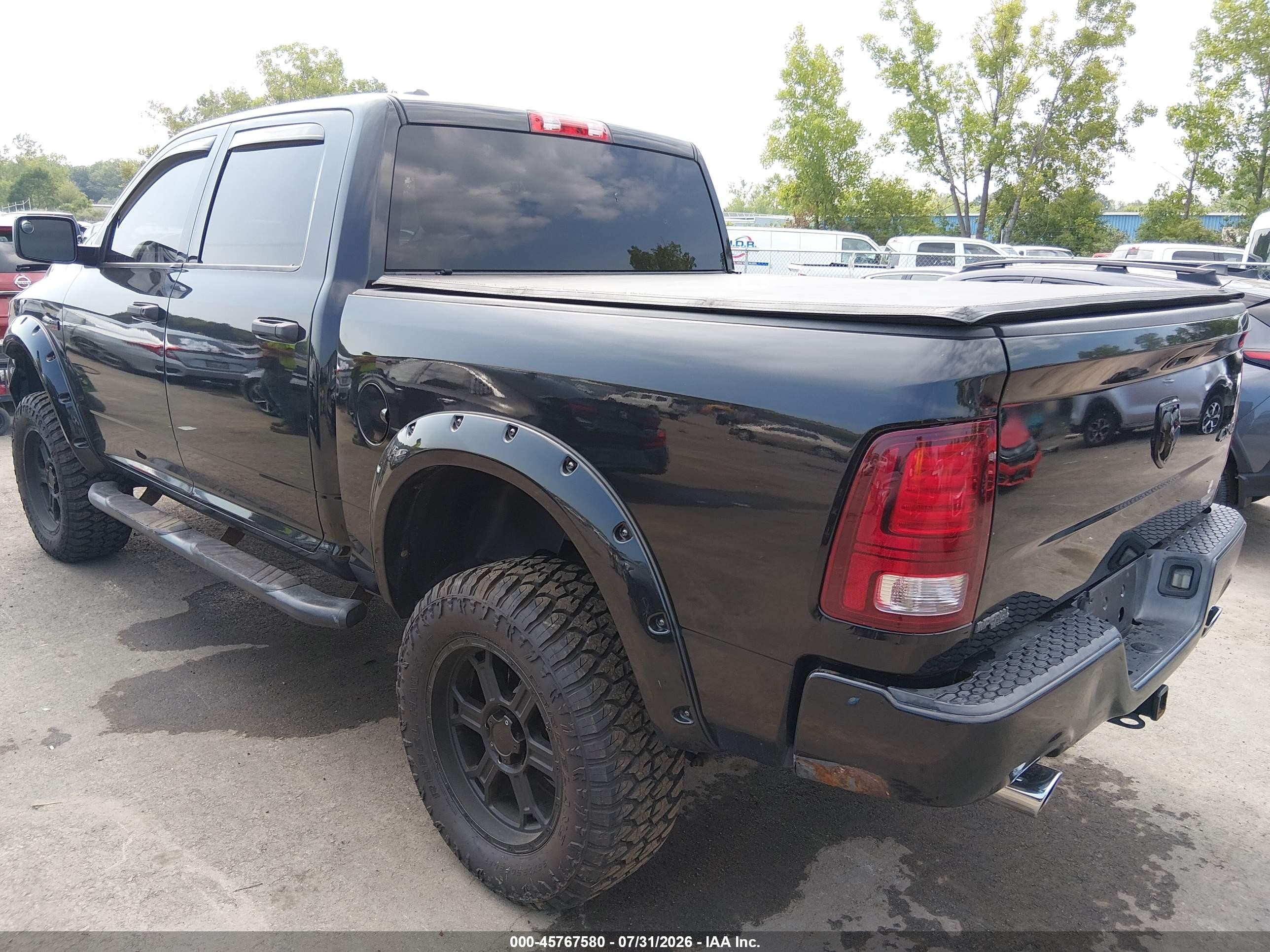 2015 Ram 1500 Express Black vin: 1C6RR7KT5FS636043