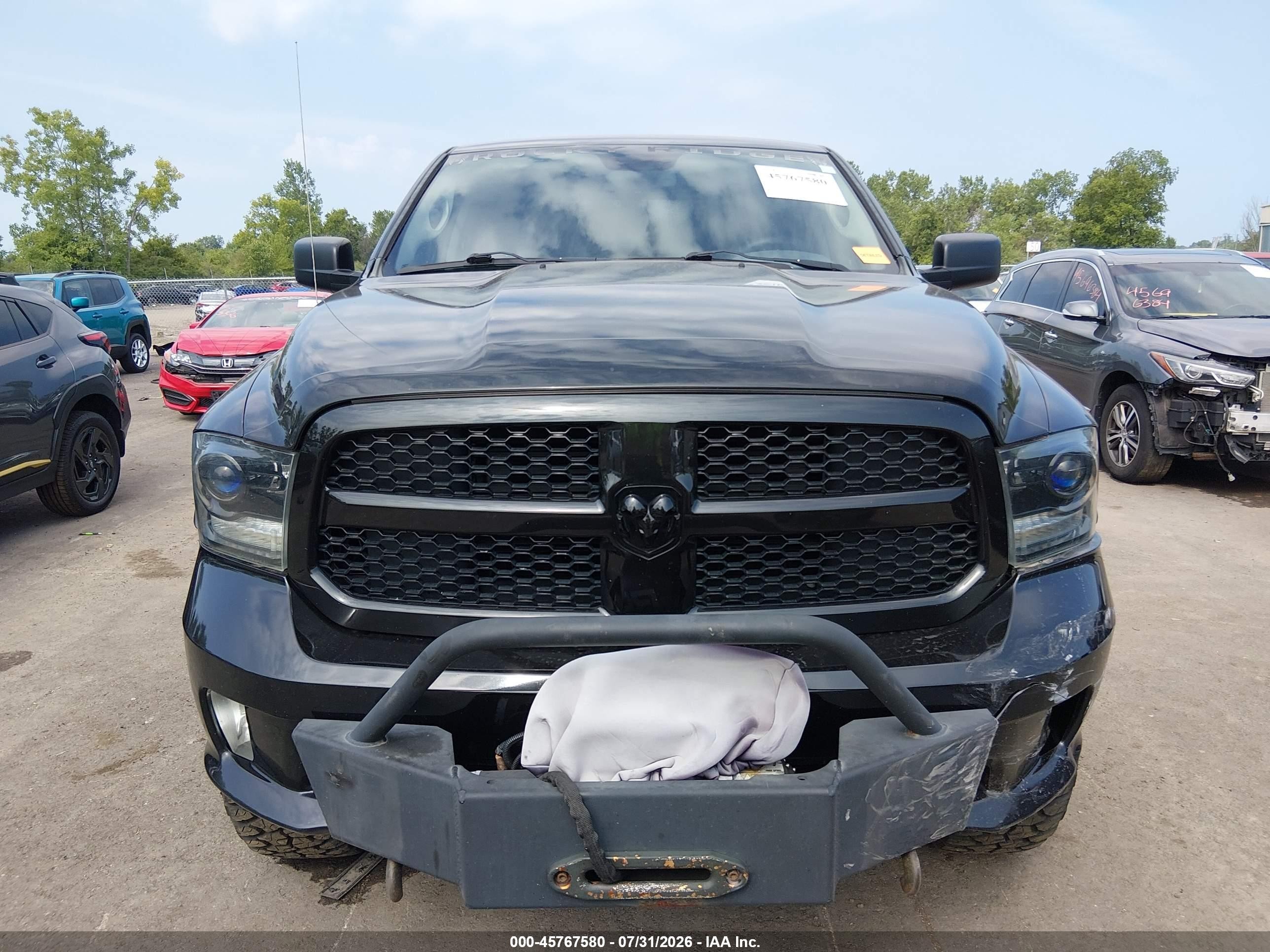 2015 Ram 1500 Express Black vin: 1C6RR7KT5FS636043