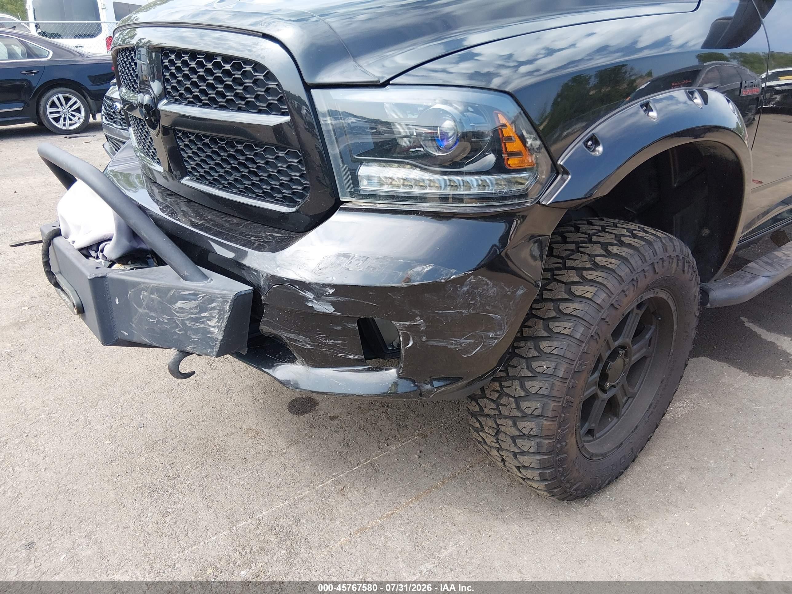 2015 Ram 1500 Express Black vin: 1C6RR7KT5FS636043