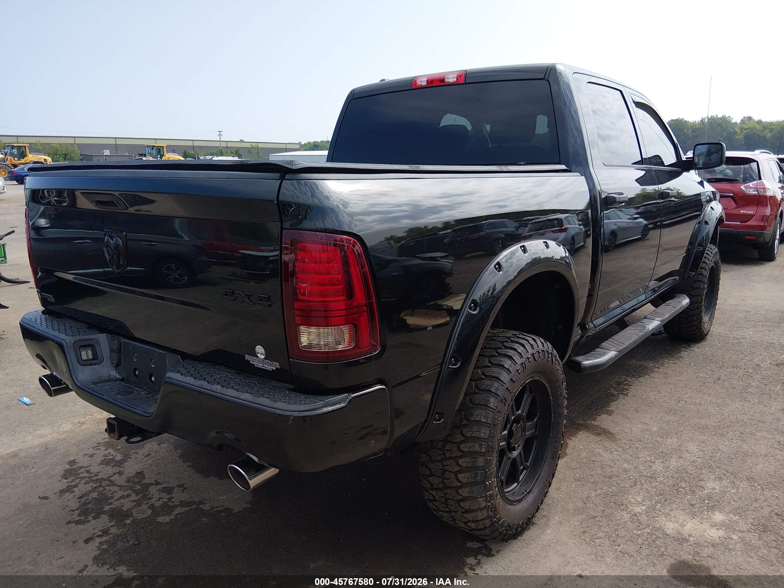 2015 Ram 1500 Express Black vin: 1C6RR7KT5FS636043