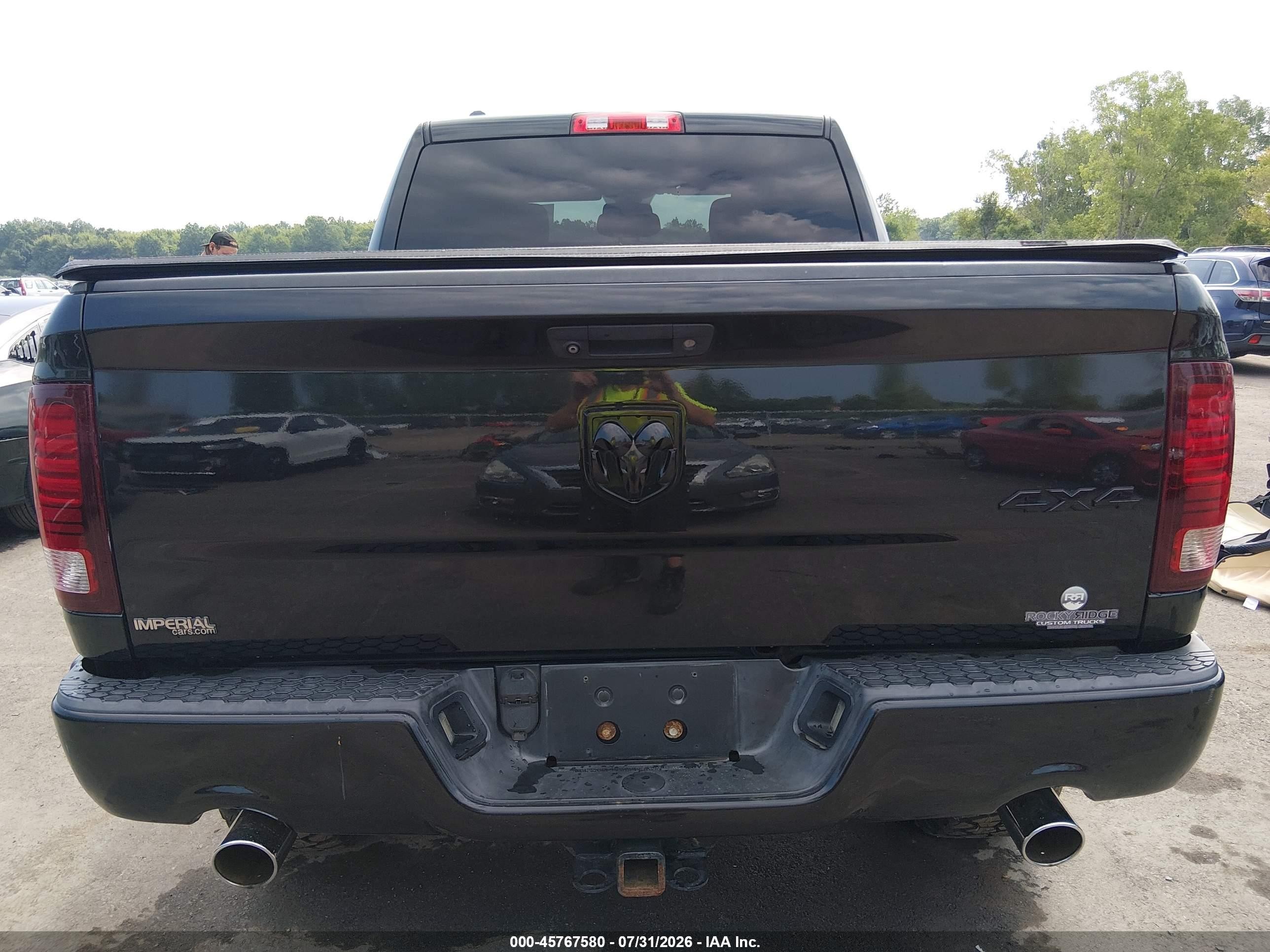 2015 Ram 1500 Express Black vin: 1C6RR7KT5FS636043