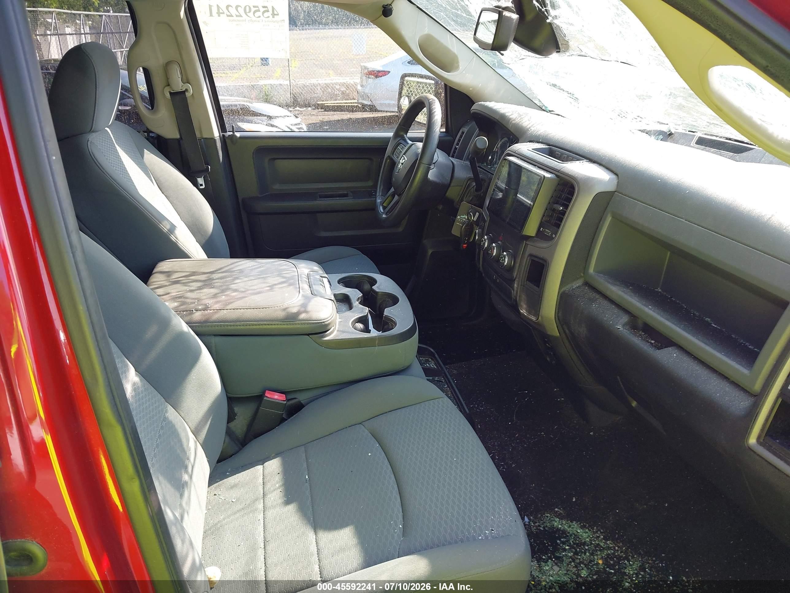 2013 Ram 1500 Express Red vin: 1C6RR7KT6DS649574