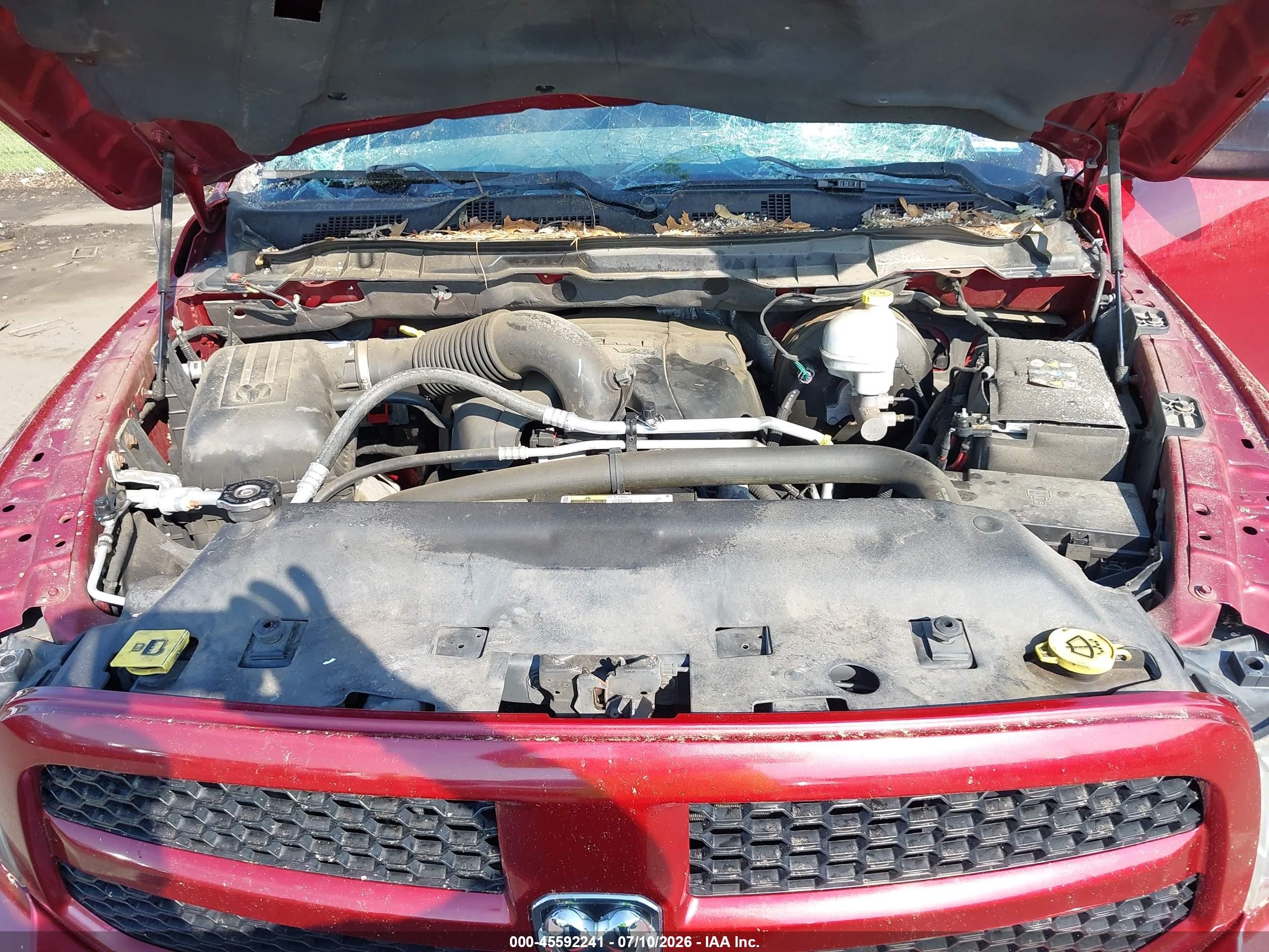 2013 Ram 1500 Express Red vin: 1C6RR7KT6DS649574