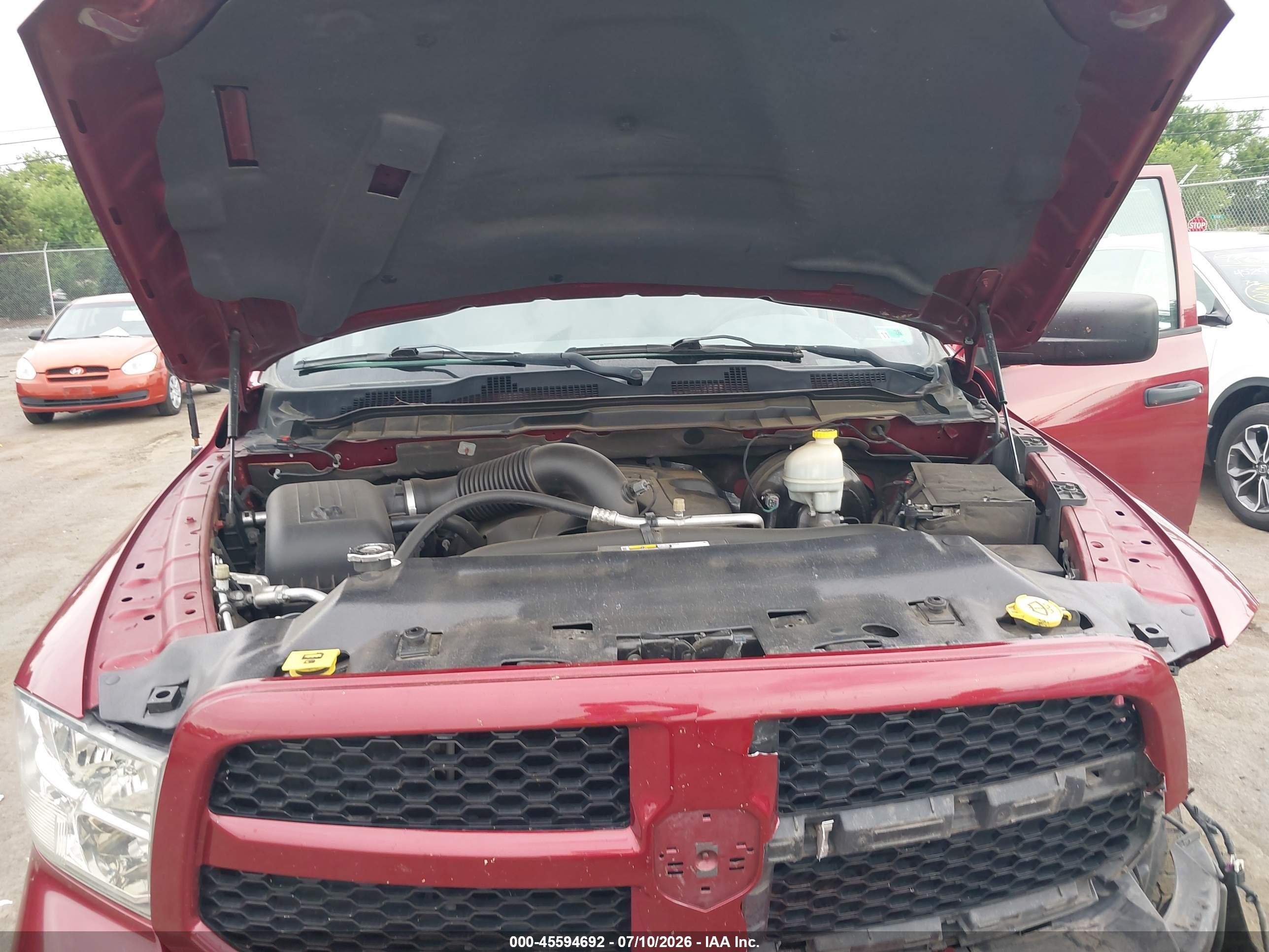 2014 Ram 1500 Express Red vin: 1C6RR7KT6ES273380