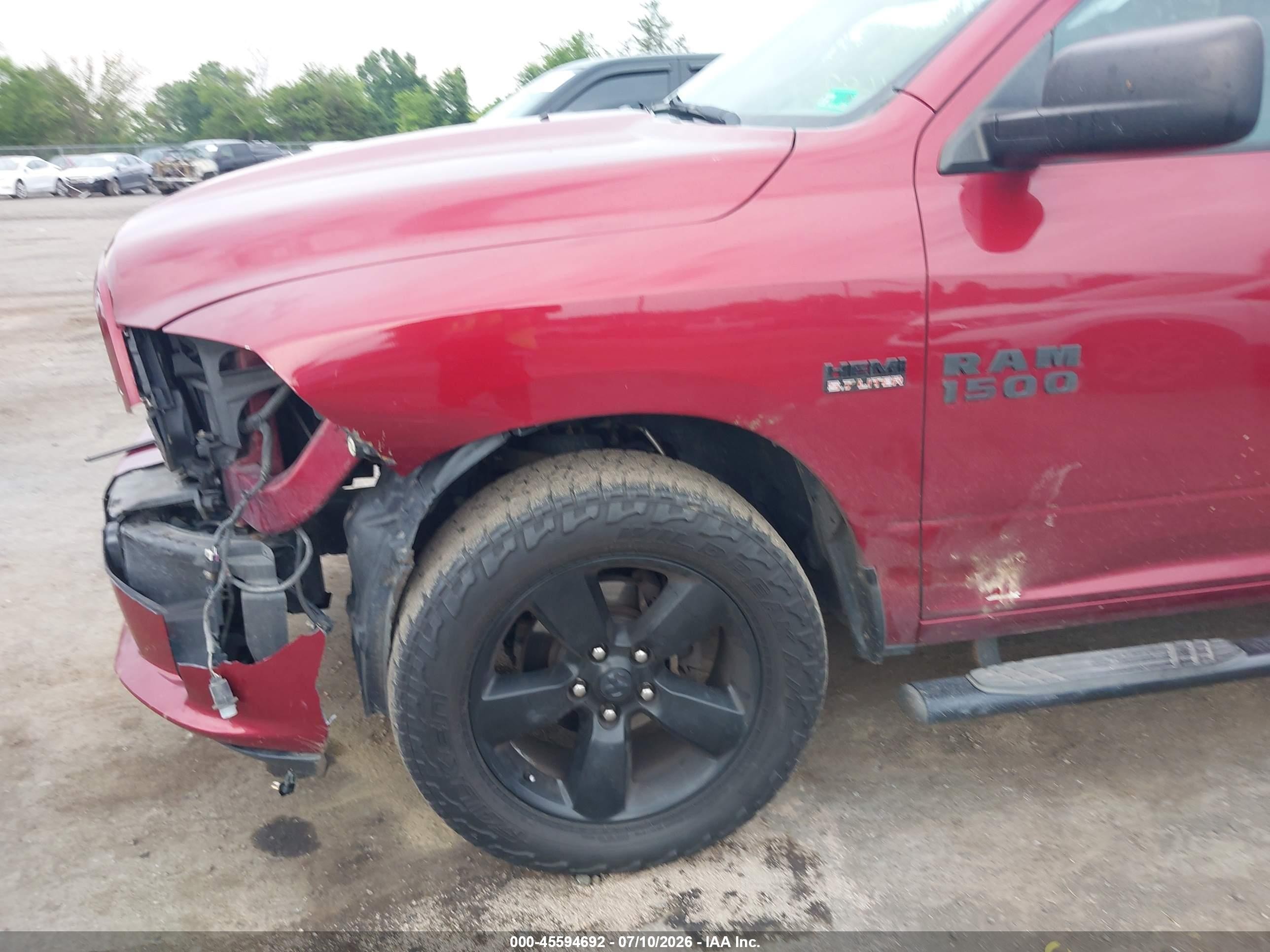 2014 Ram 1500 Express Red vin: 1C6RR7KT6ES273380