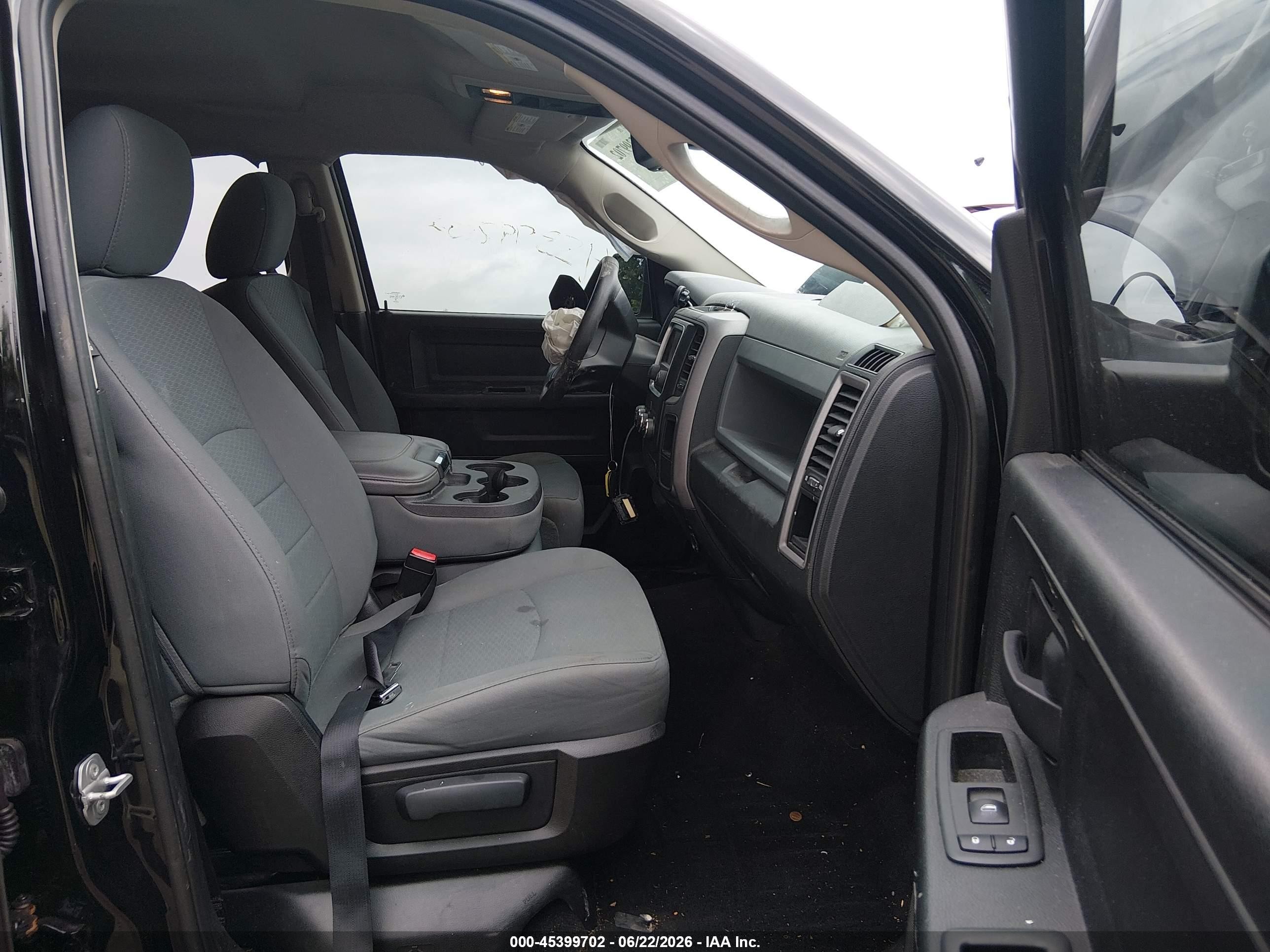 2014 Ram 1500 Express Black vin: 1C6RR7KT6ES419146