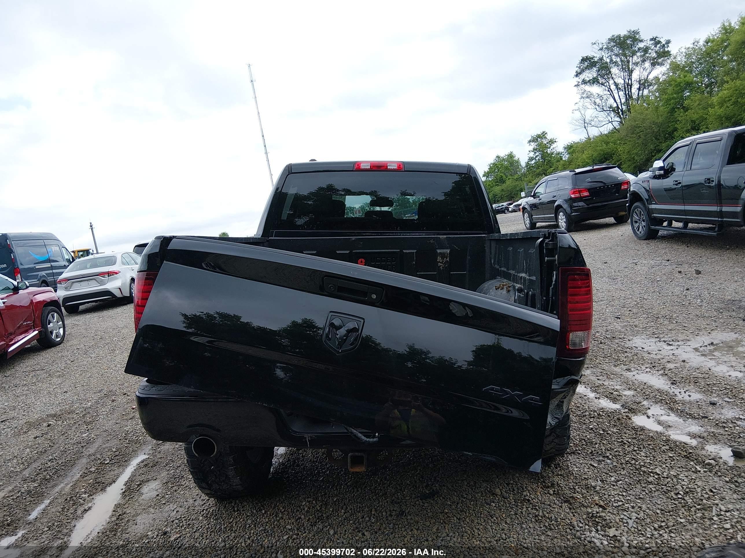 2014 Ram 1500 Express Black vin: 1C6RR7KT6ES419146