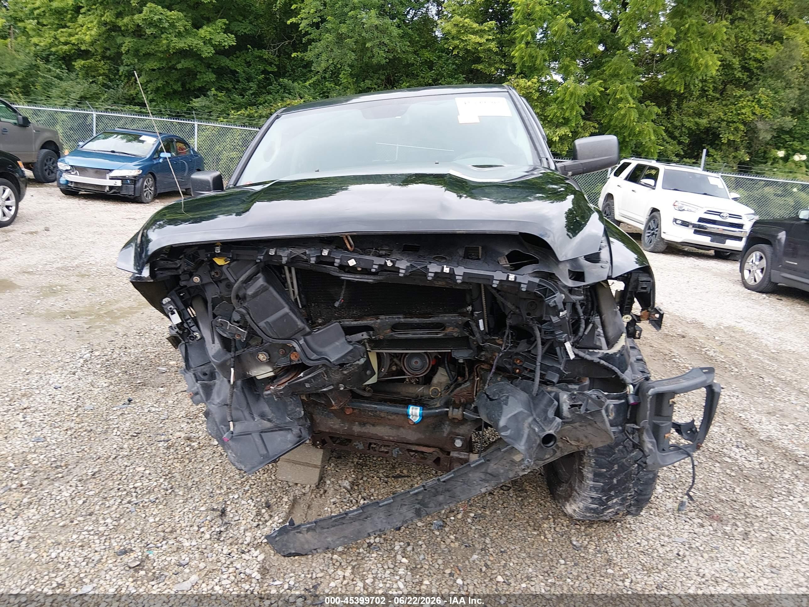 2014 Ram 1500 Express Black vin: 1C6RR7KT6ES419146