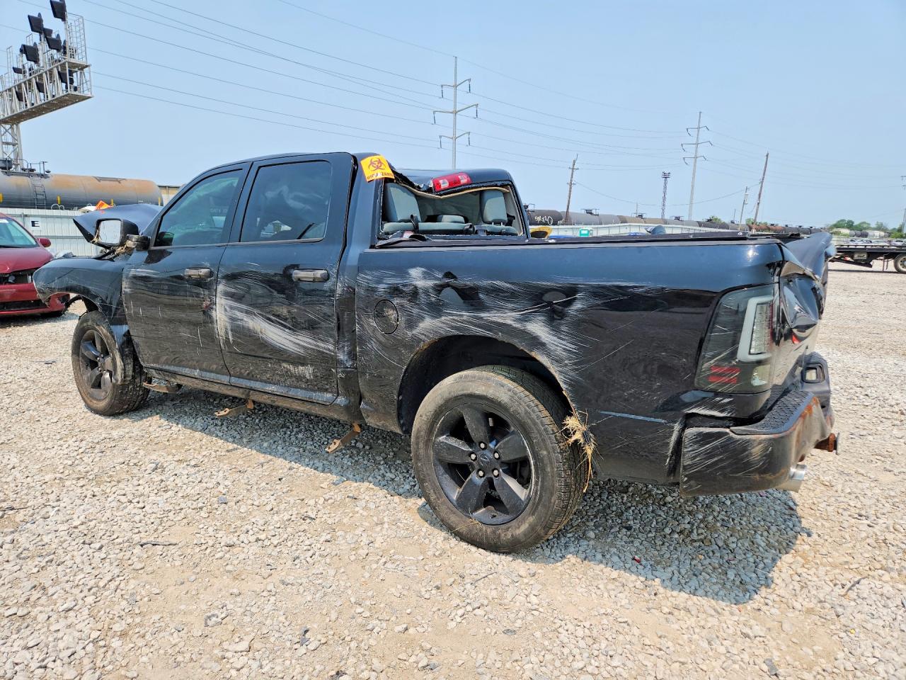 2015 Ram 1500 St Черный vin: 1C6RR7KT6FS572689