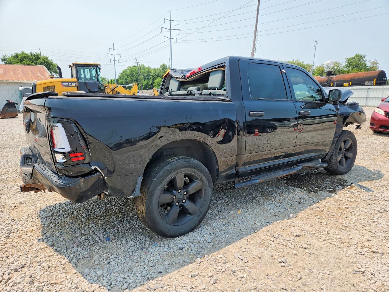 2015 Ram 1500 St Черный vin: 1C6RR7KT6FS572689