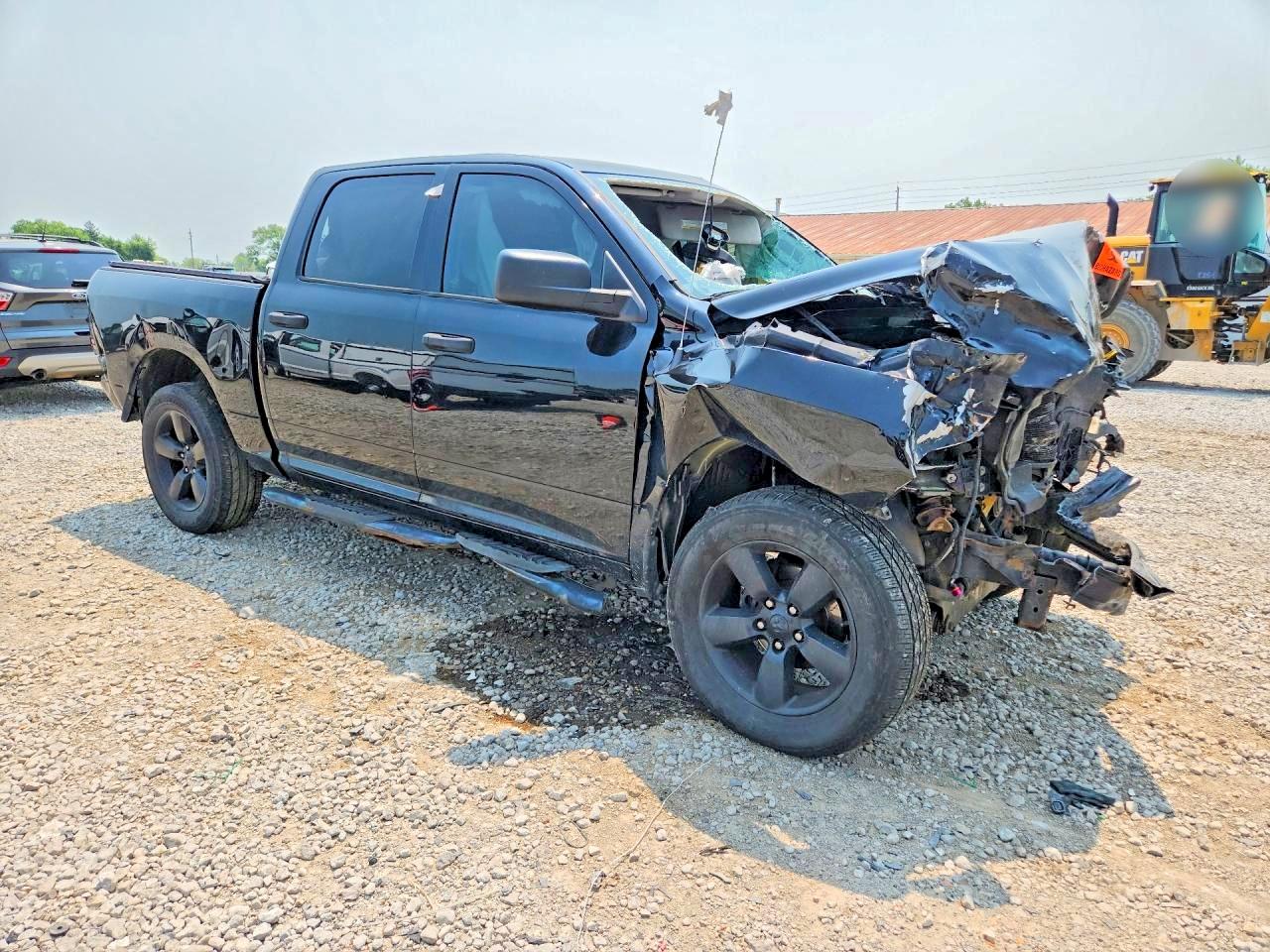 2015 Ram 1500 St Черный vin: 1C6RR7KT6FS572689