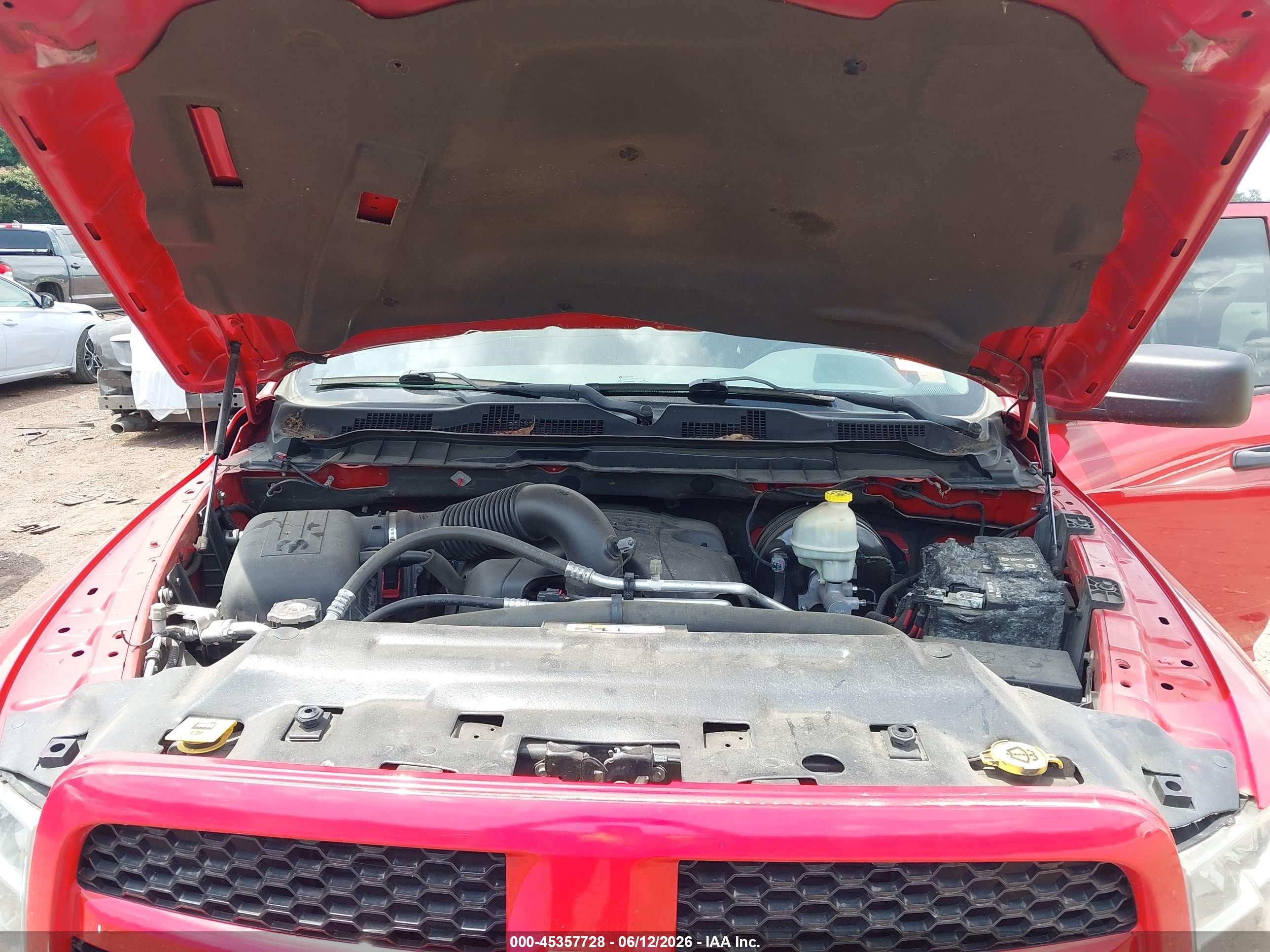2015 Ram 1500 Express Red vin: 1C6RR7KT6FS780958