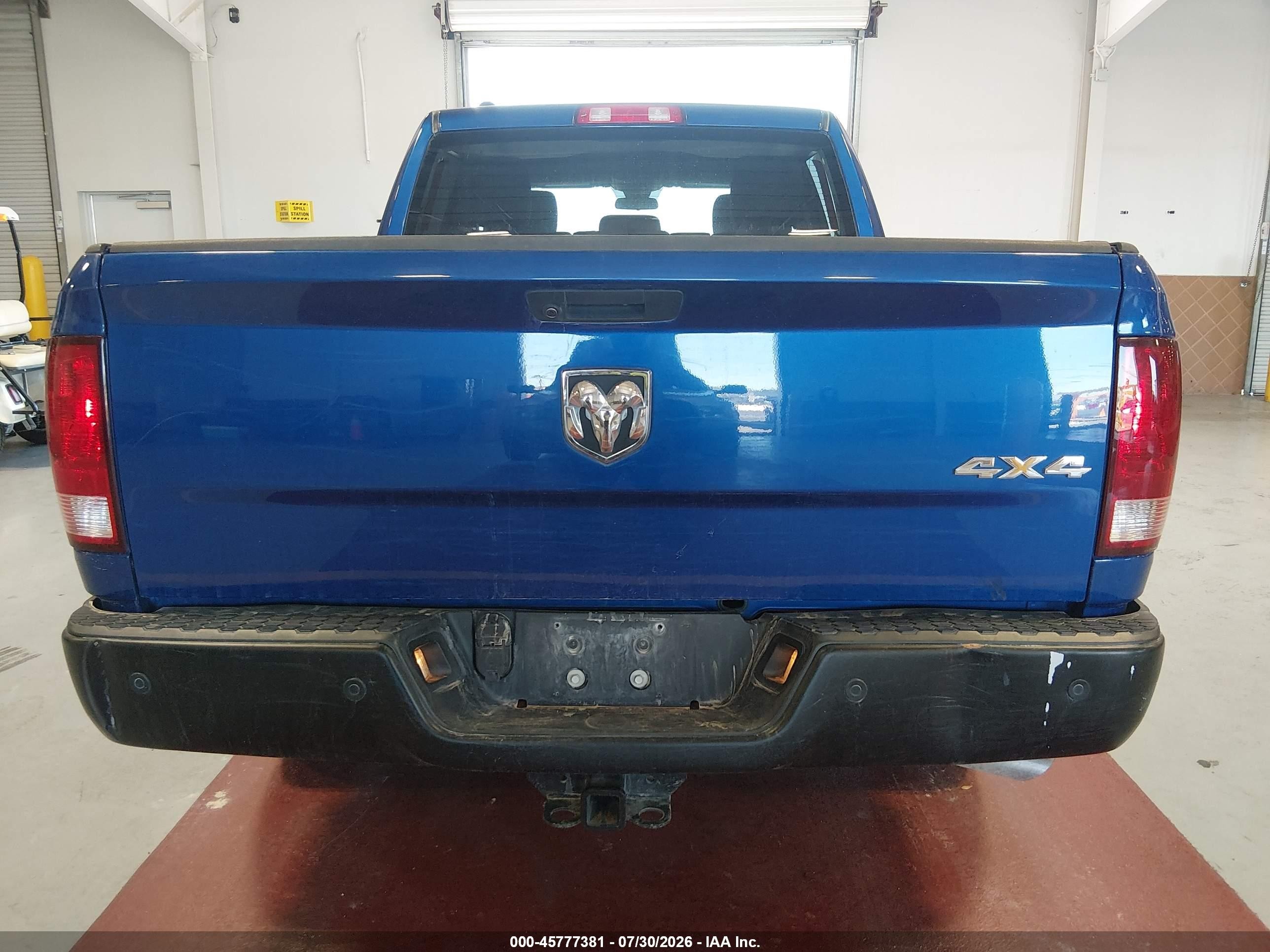 2019 Ram 1500 Classic Tradesman  4x4 5'7 Box Blue vin: 1C6RR7KT6KS641407