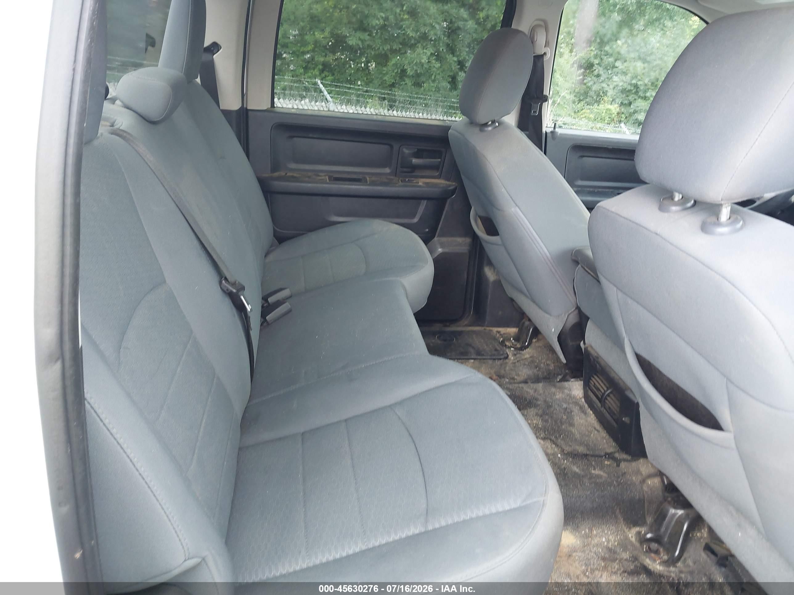 2013 Ram 1500 Tradesman White vin: 1C6RR7KT7DS547720