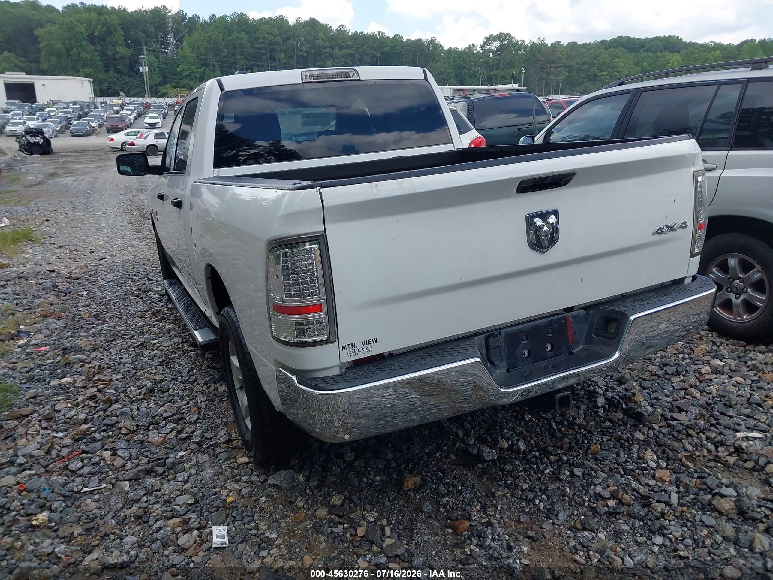 2013 Ram 1500 Tradesman White vin: 1C6RR7KT7DS547720