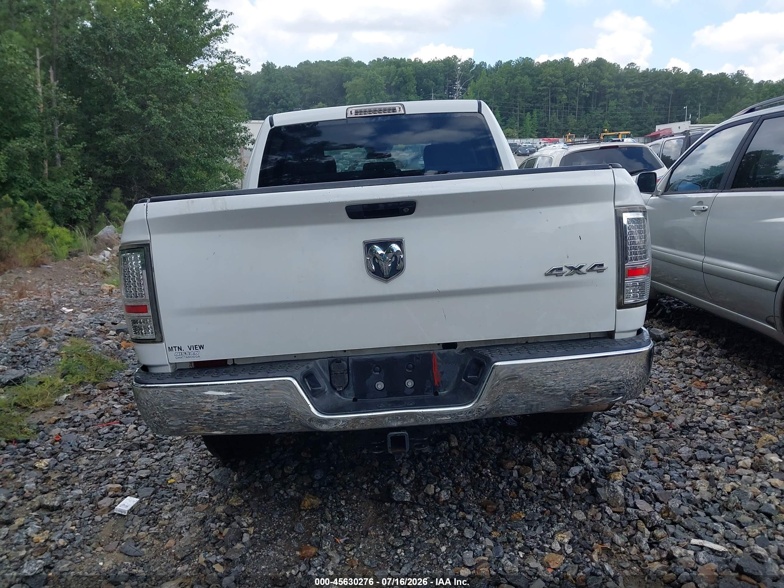 2013 Ram 1500 Tradesman White vin: 1C6RR7KT7DS547720