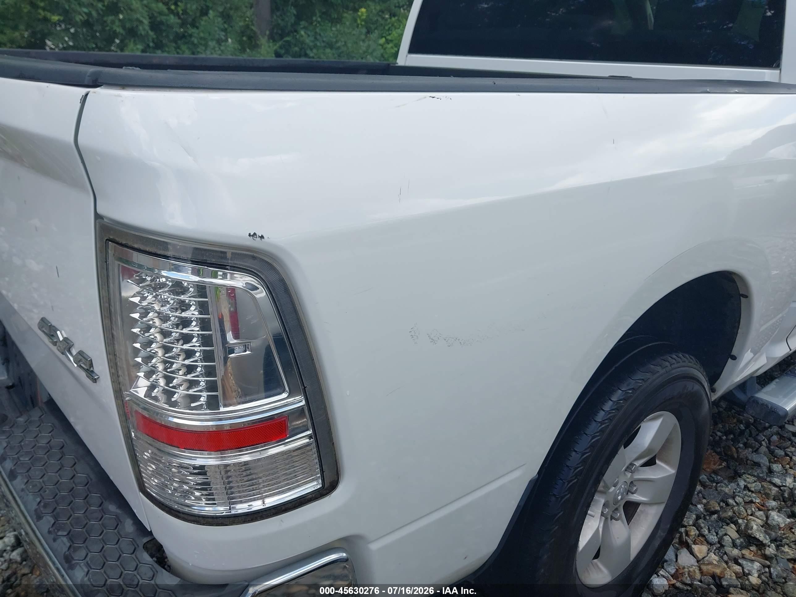 2013 Ram 1500 Tradesman White vin: 1C6RR7KT7DS547720