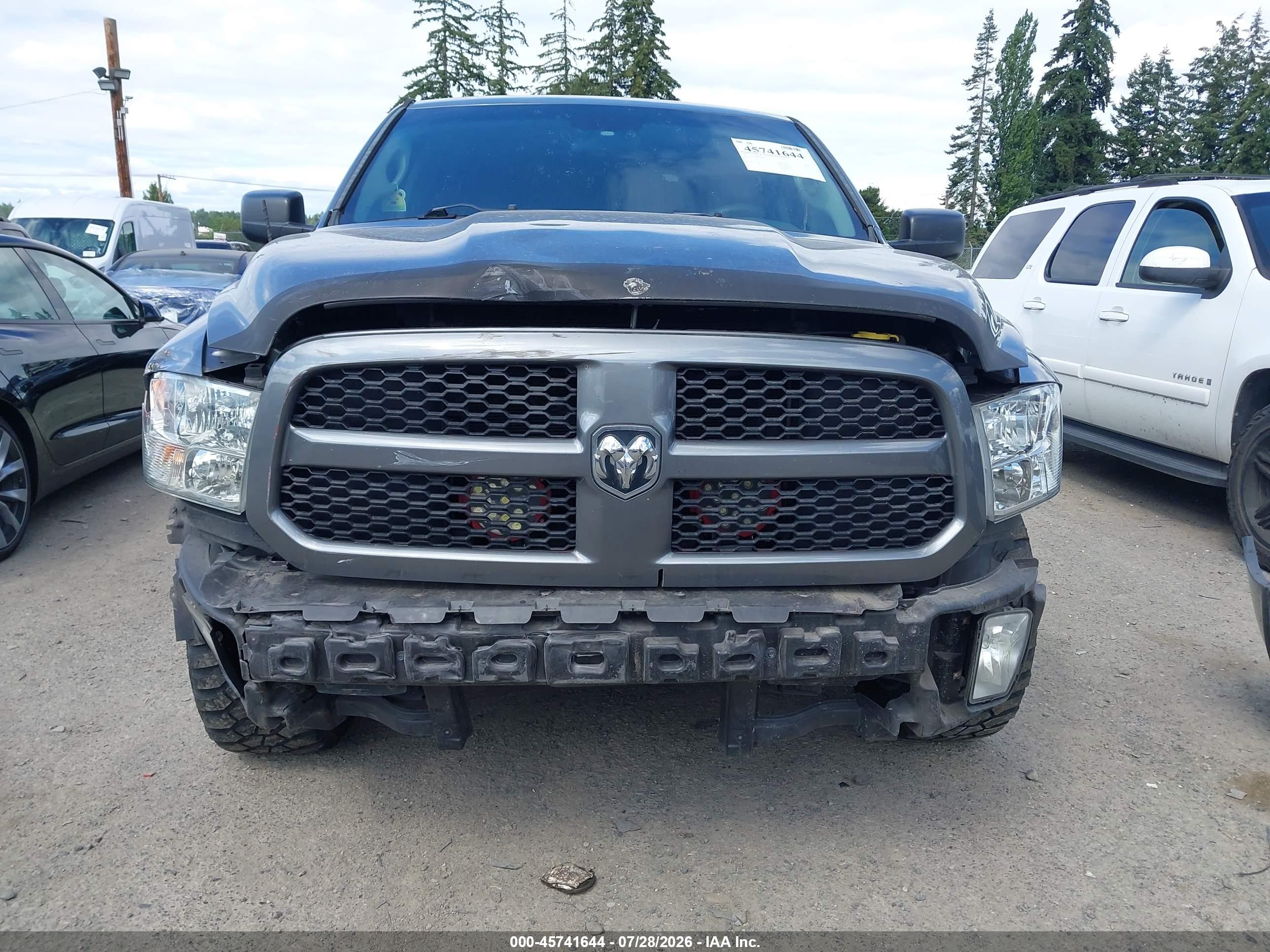 2013 Ram 1500 Express Gray vin: 1C6RR7KT7DS558765