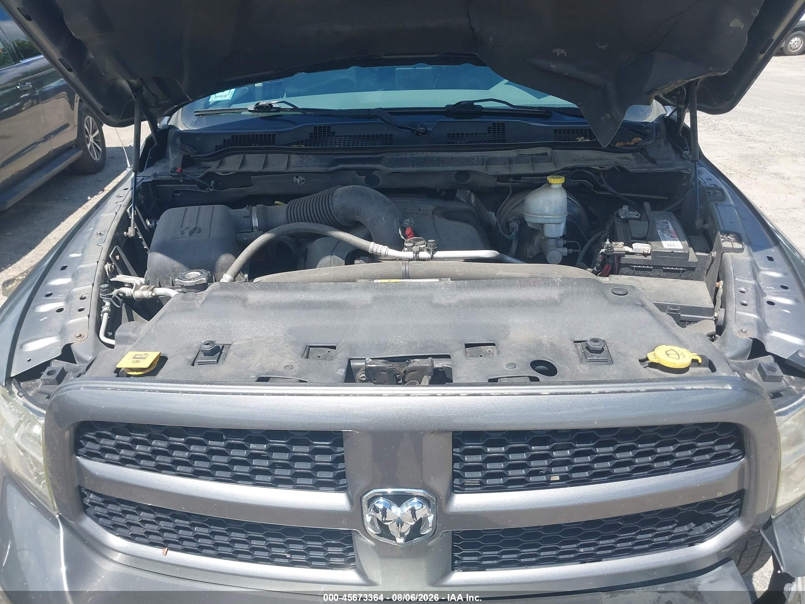 2013 Ram 1500 Express Gray vin: 1C6RR7KT7DS631701