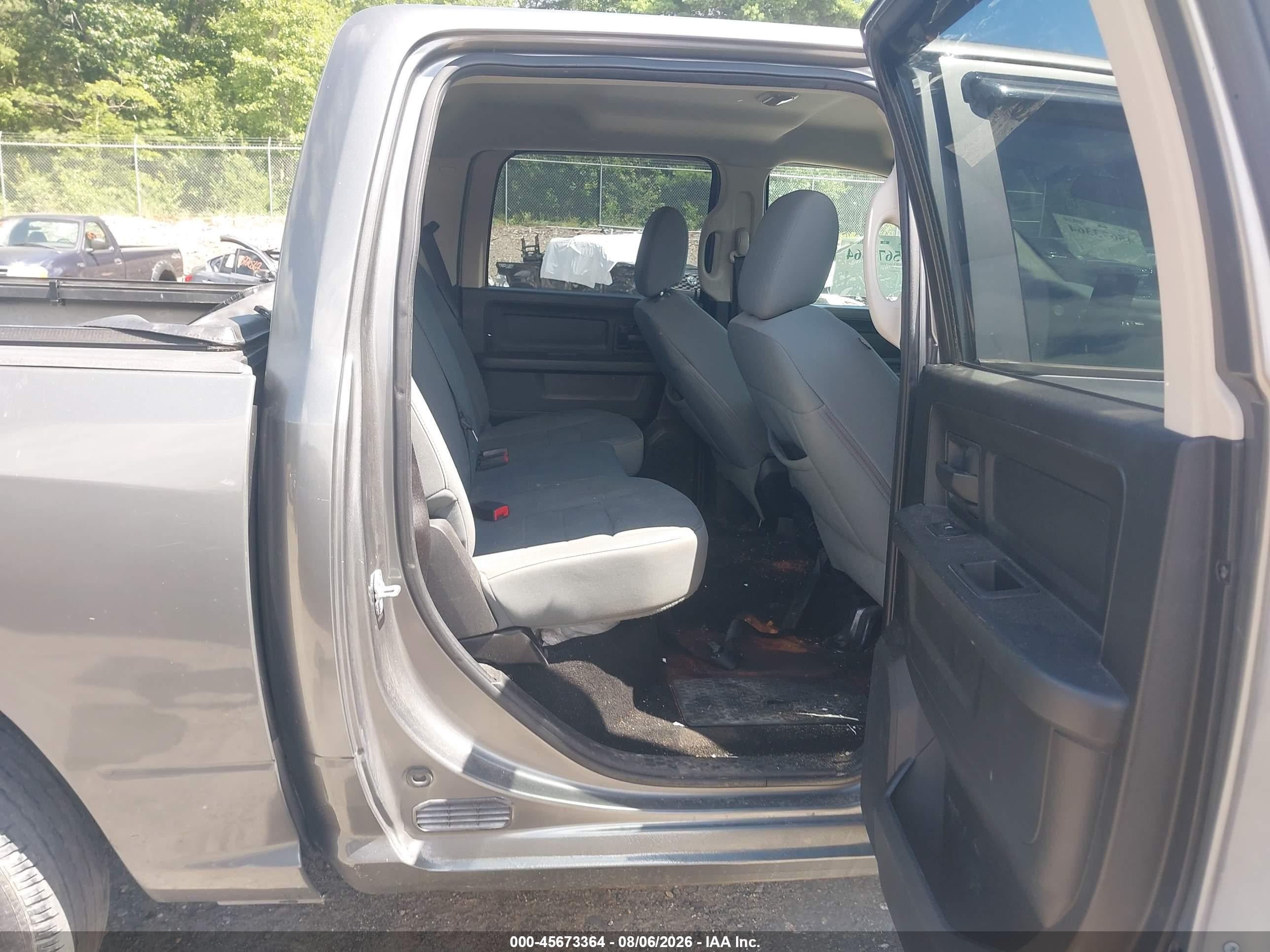 2013 Ram 1500 Express Gray vin: 1C6RR7KT7DS631701
