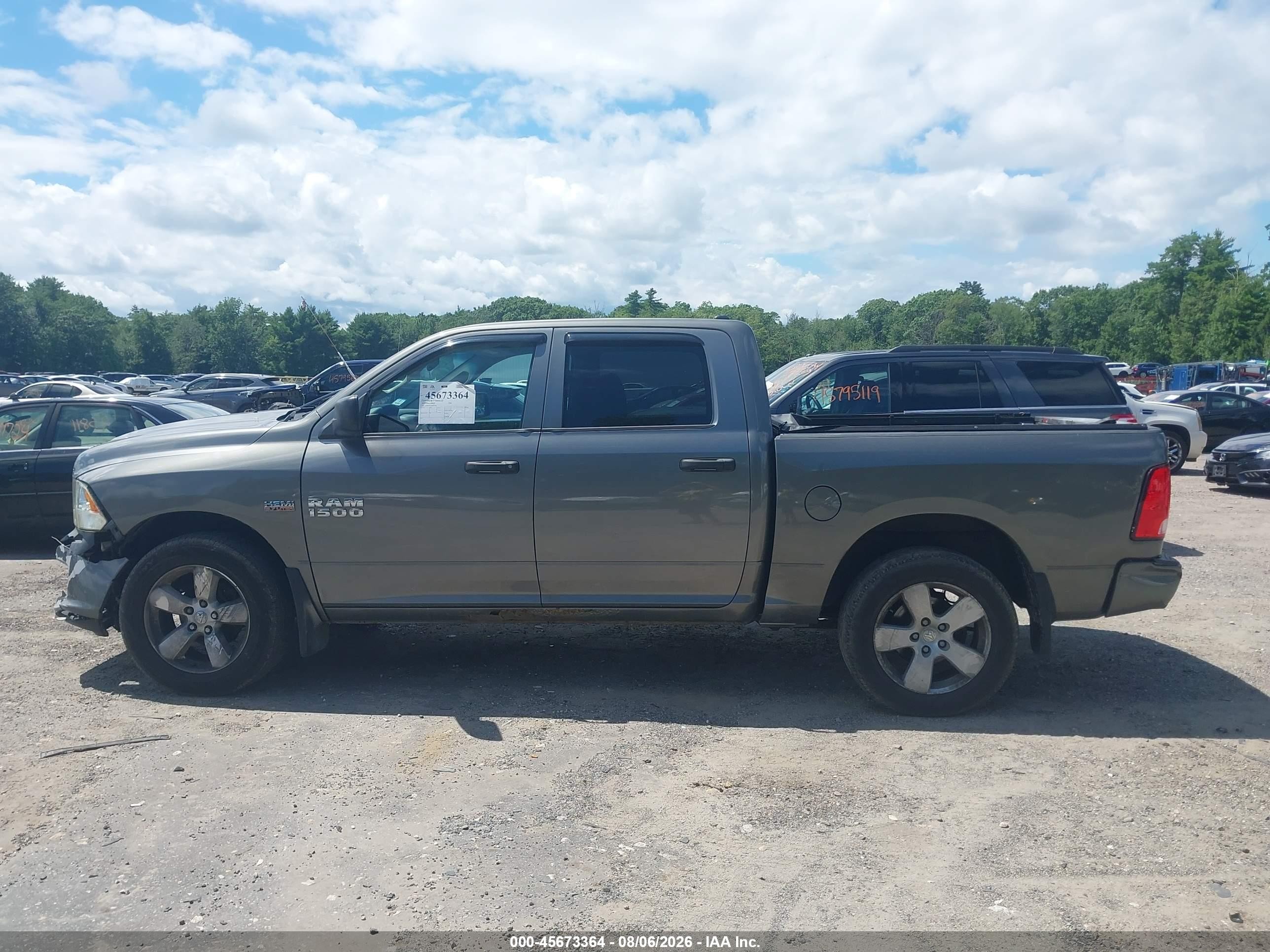 2013 Ram 1500 Express Gray vin: 1C6RR7KT7DS631701