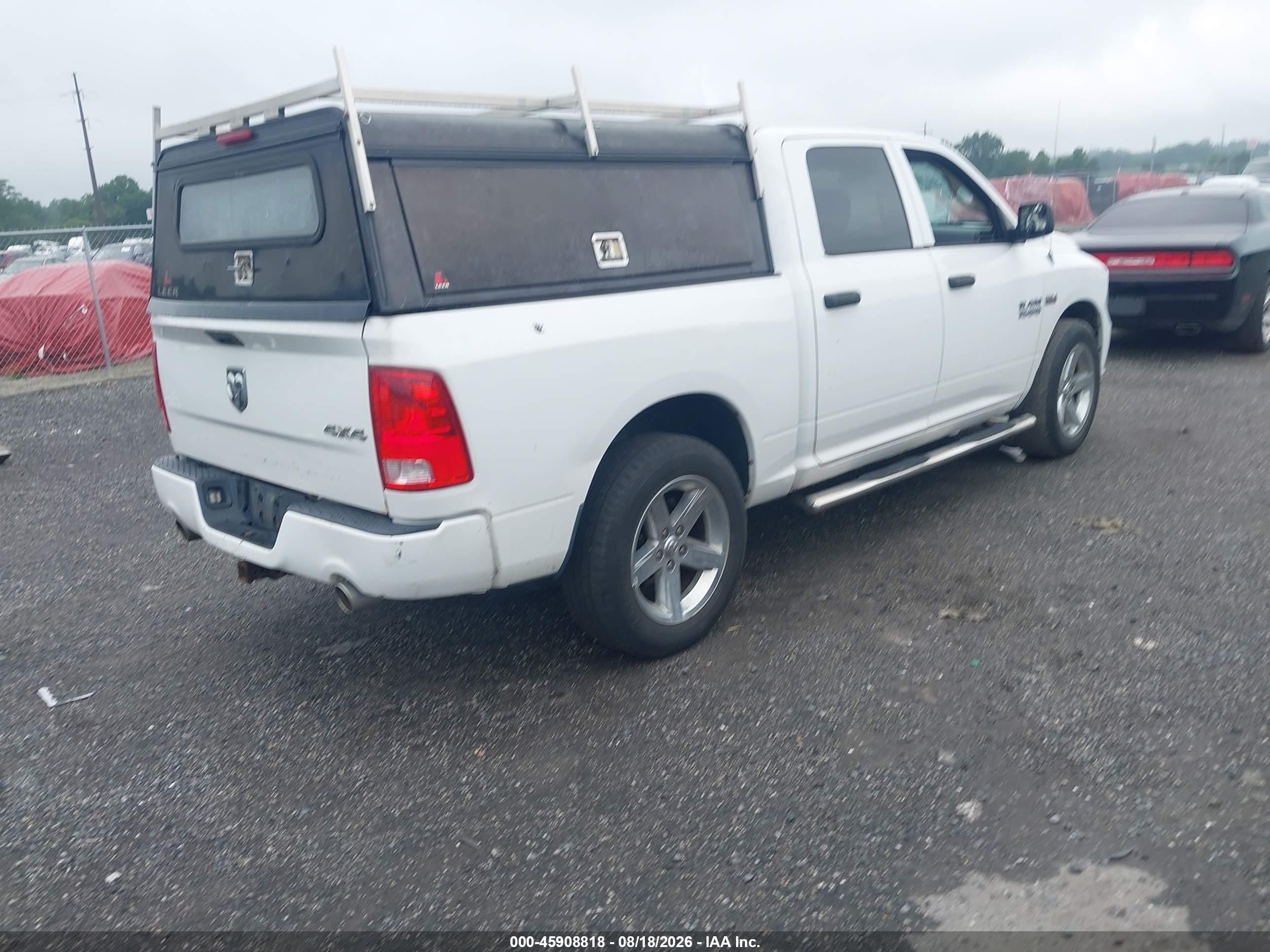 2013 Ram 1500 Express White vin: 1C6RR7KT7DS669378