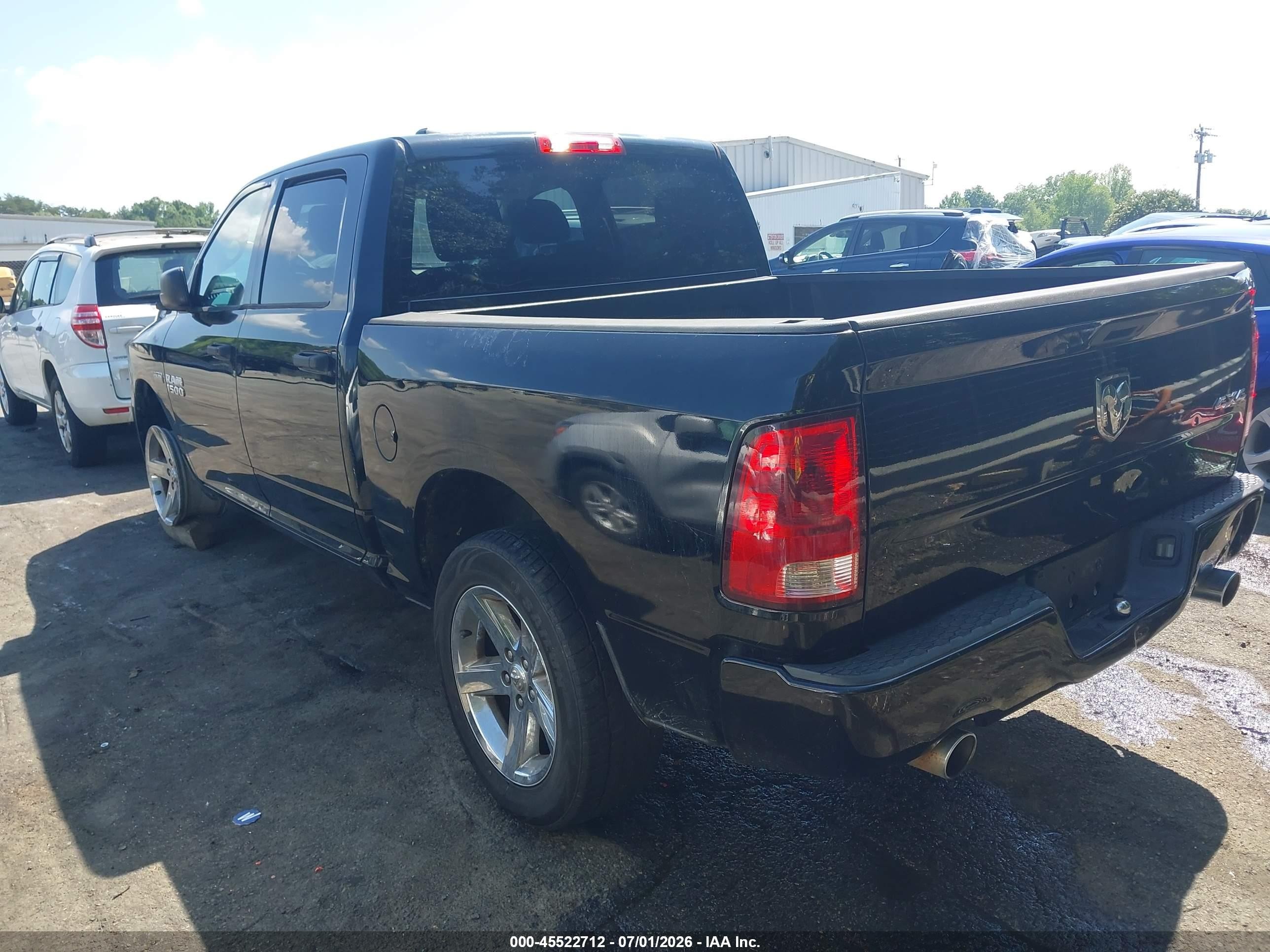 2013 Ram 1500 Express Black vin: 1C6RR7KT7DS671342