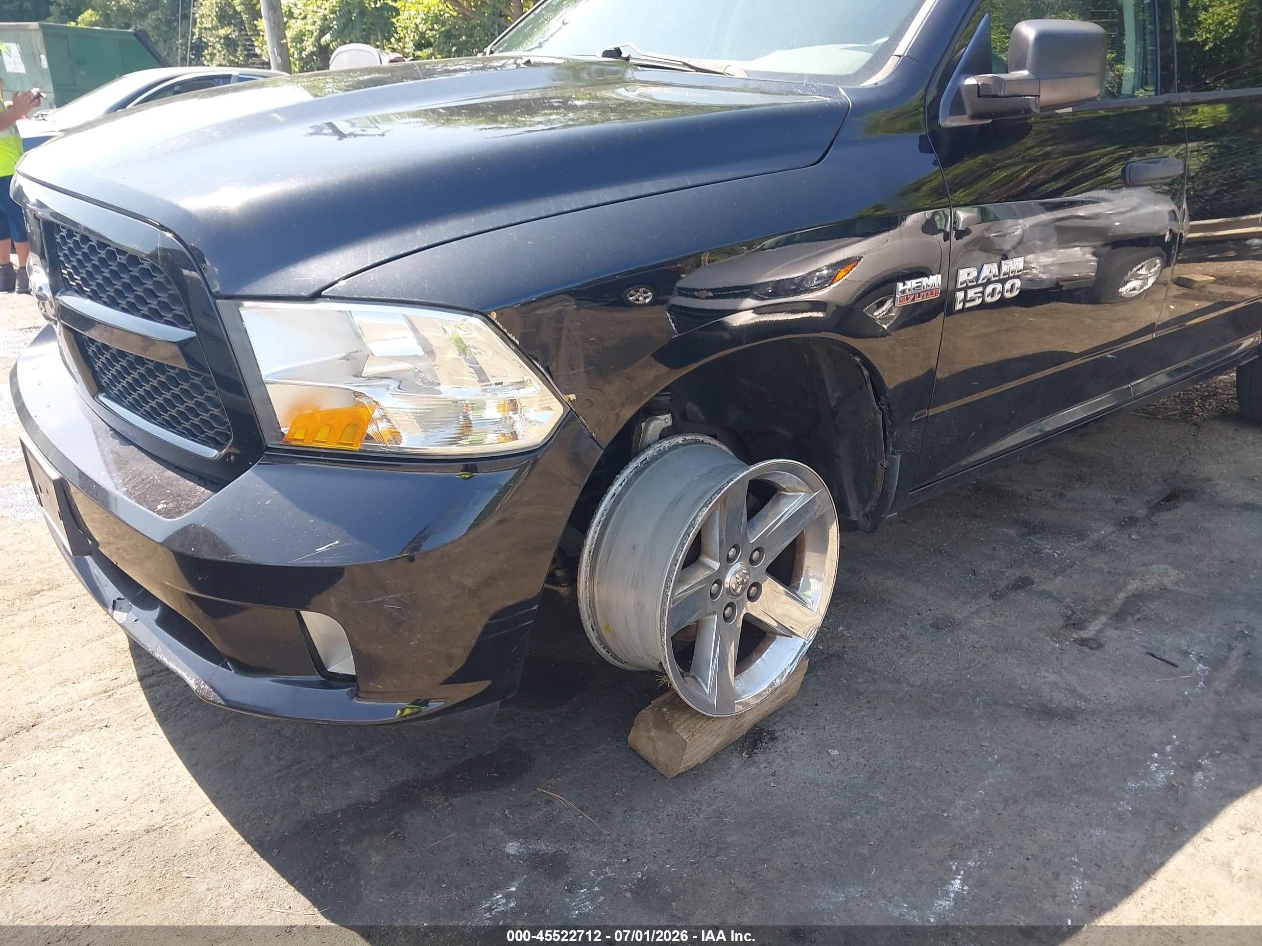 2013 Ram 1500 Express Black vin: 1C6RR7KT7DS671342