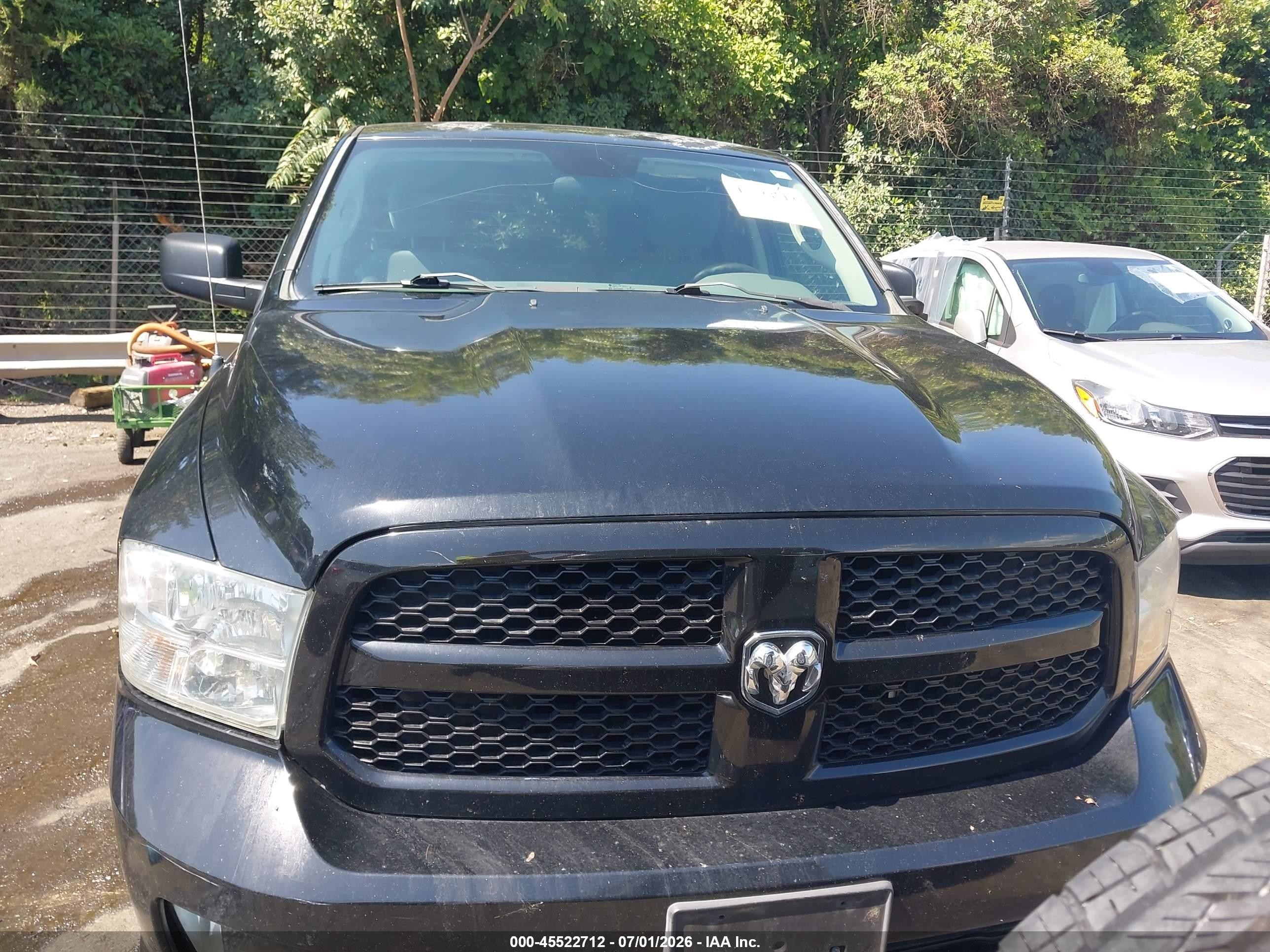 2013 Ram 1500 Express Black vin: 1C6RR7KT7DS671342