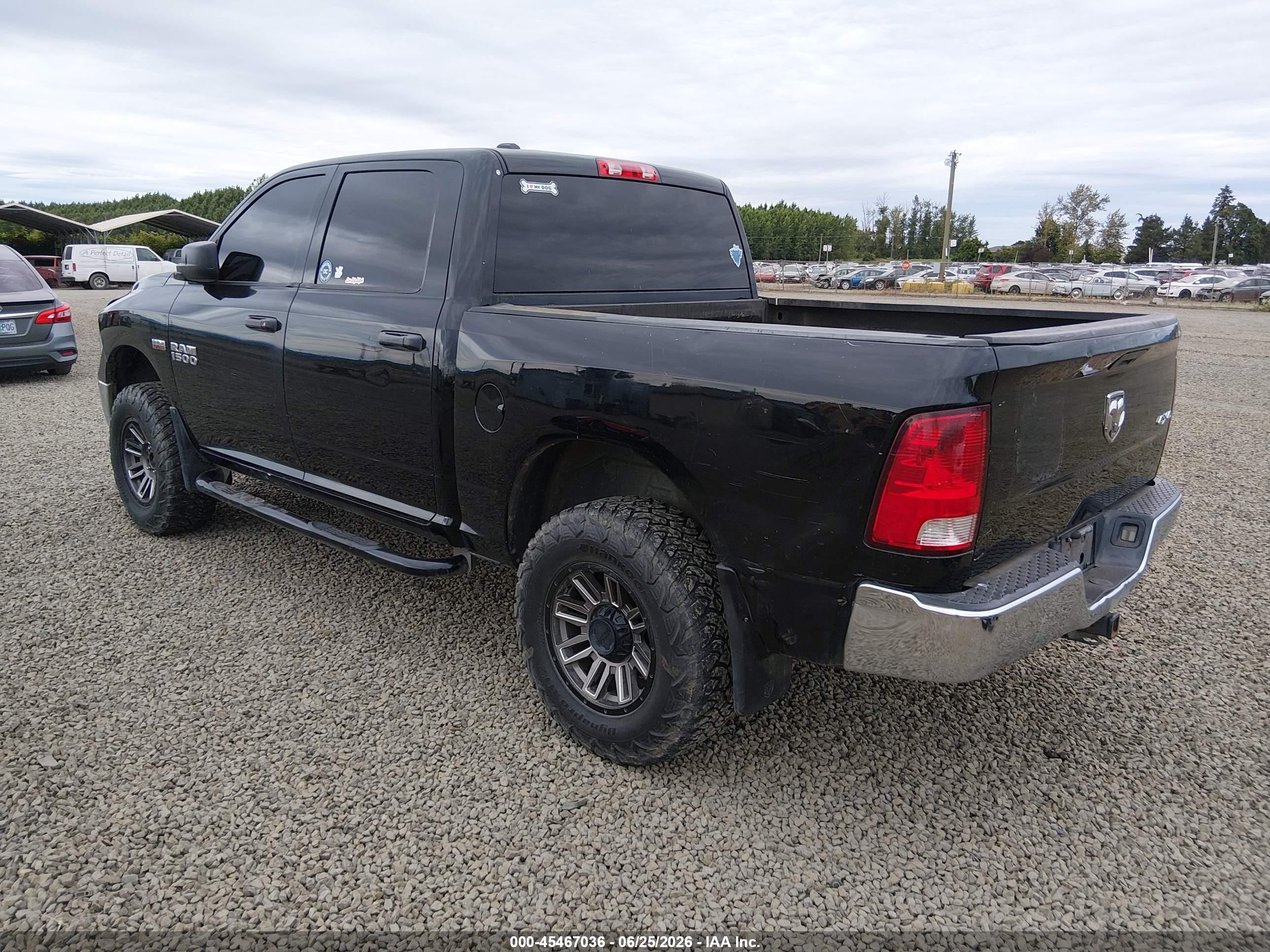 2013 Ram 1500 St Black vin: 1C6RR7KT7DS717591