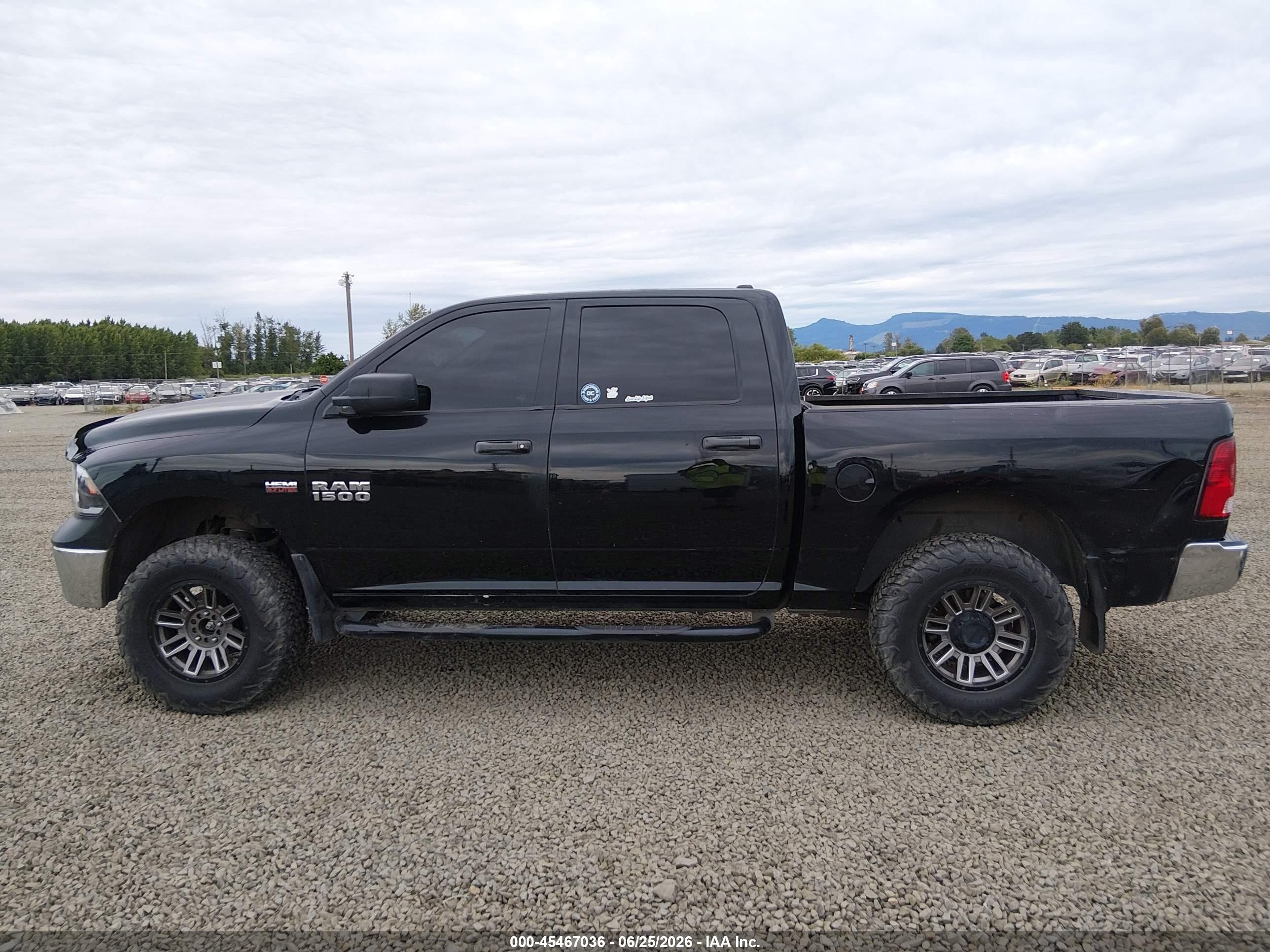 2013 Ram 1500 St Black vin: 1C6RR7KT7DS717591