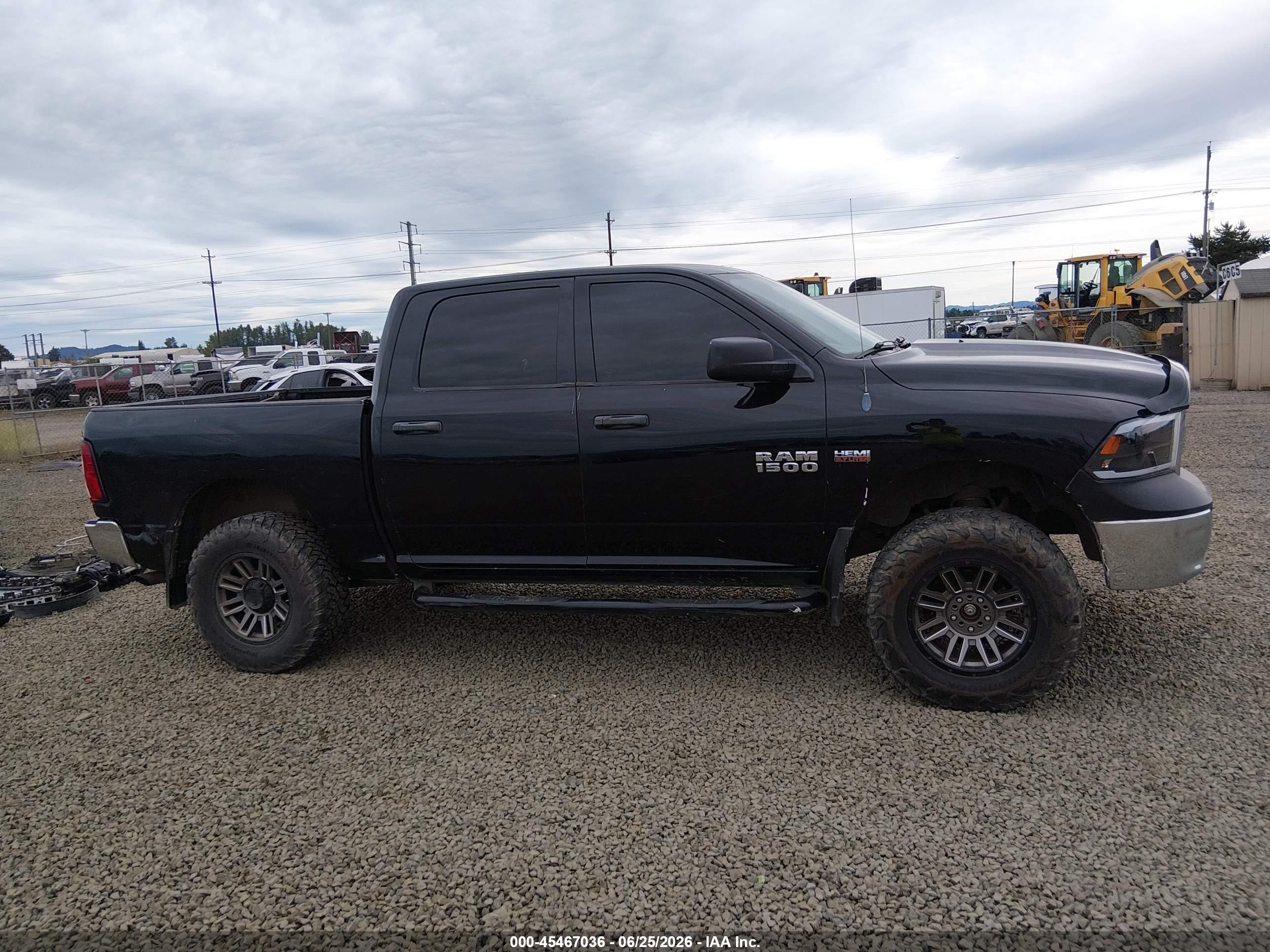 2013 Ram 1500 St Black vin: 1C6RR7KT7DS717591