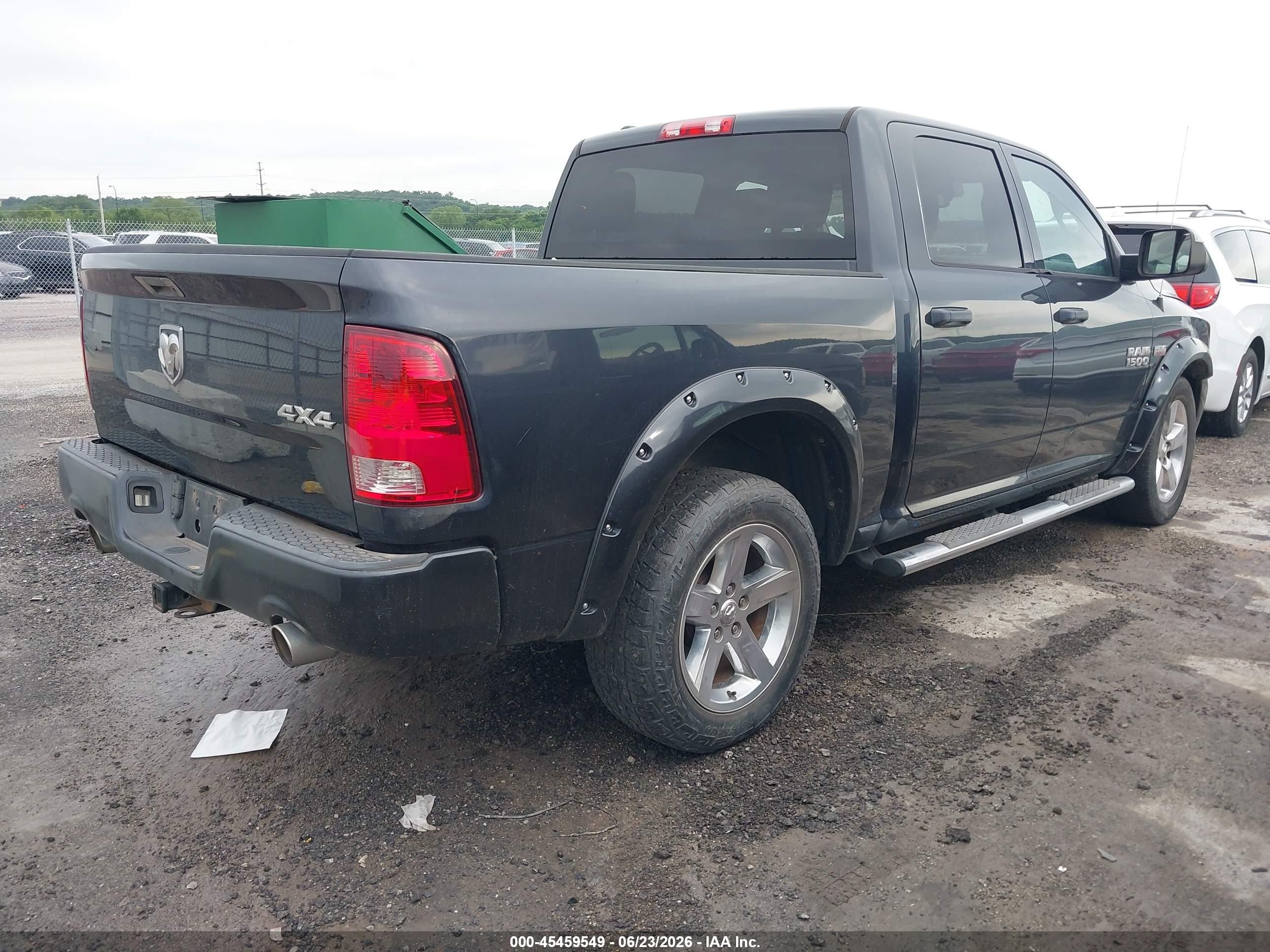 2014 Ram 1500 Express Gray vin: 1C6RR7KT7ES176737