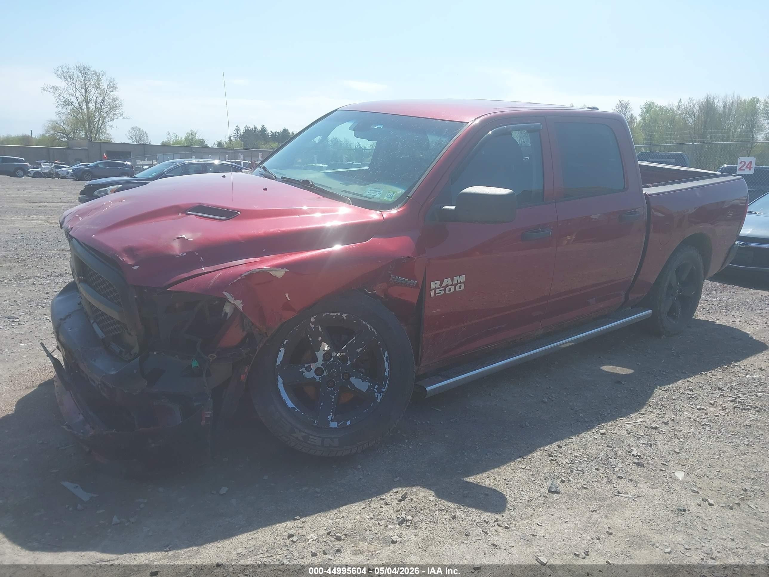 2014 Ram 1500 Express Red vin: 1C6RR7KT7ES186250