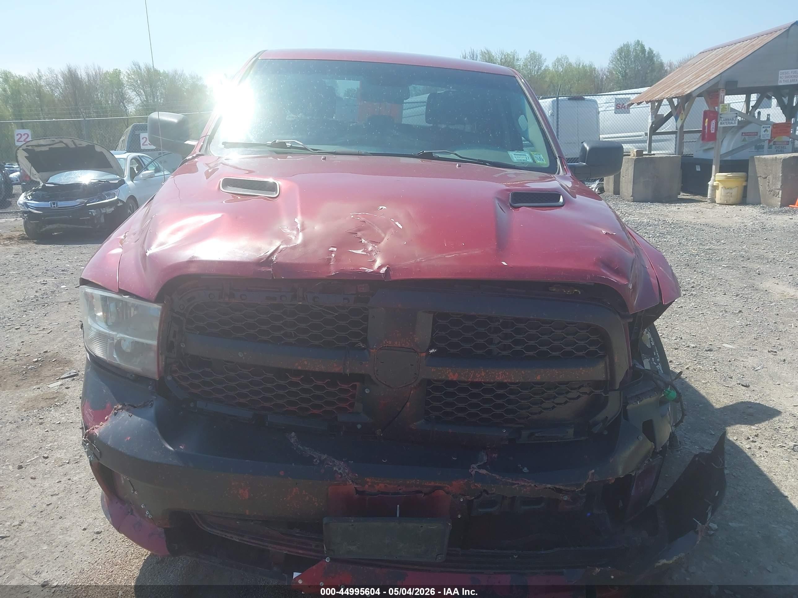 2014 Ram 1500 Express Red vin: 1C6RR7KT7ES186250