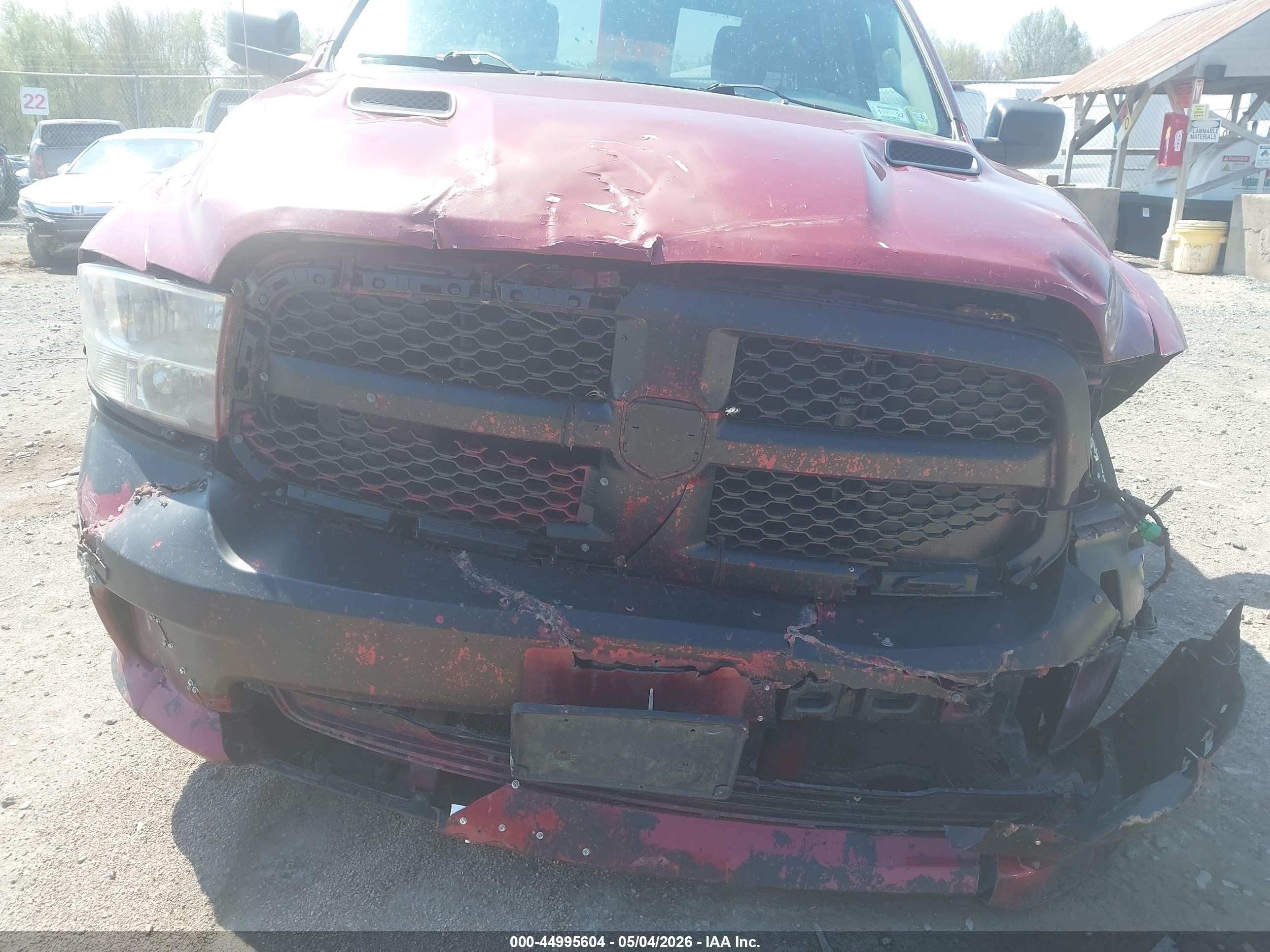 2014 Ram 1500 Express Red vin: 1C6RR7KT7ES186250