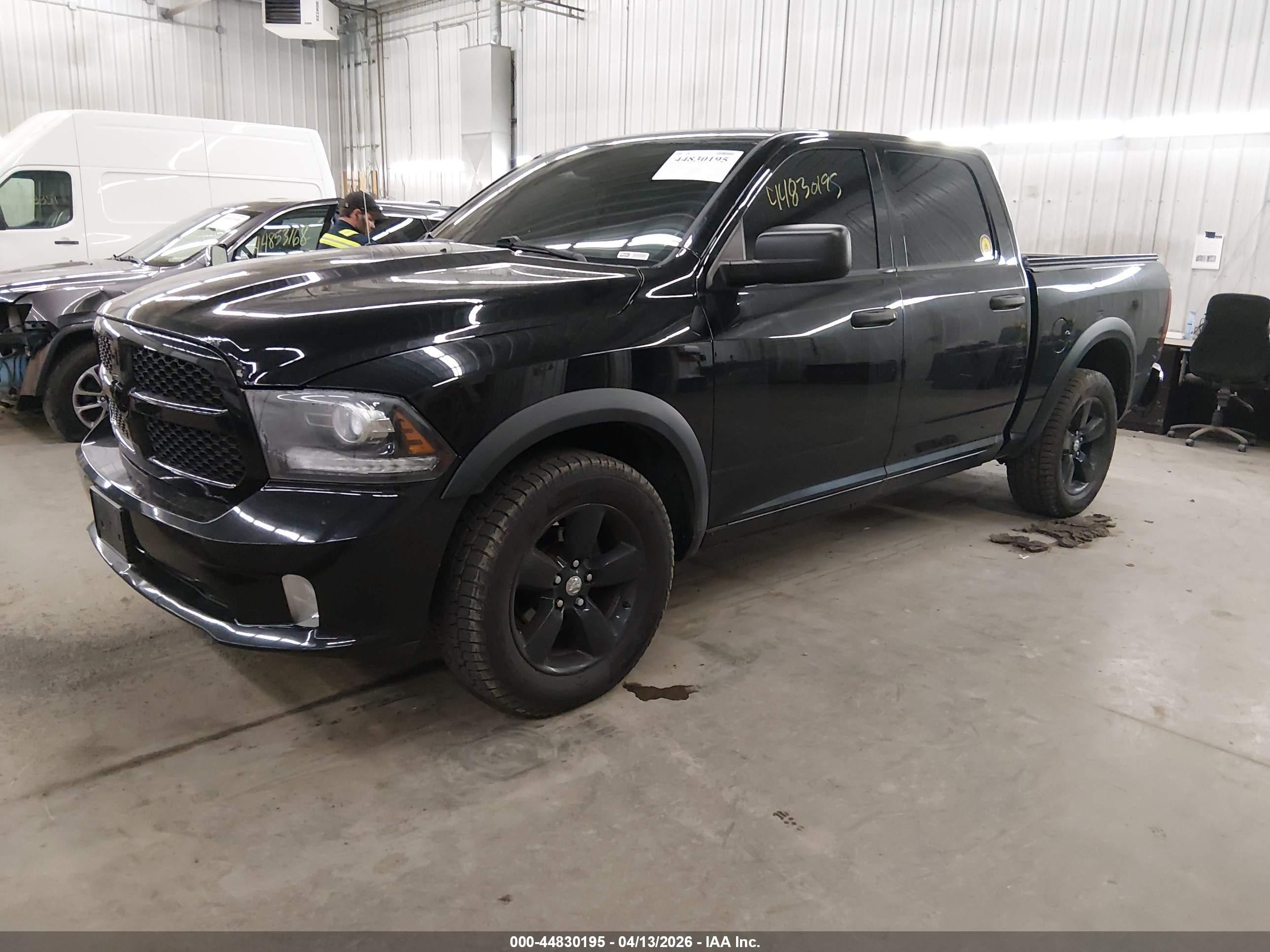 2014 Ram 1500 Express Black vin: 1C6RR7KT7ES220851