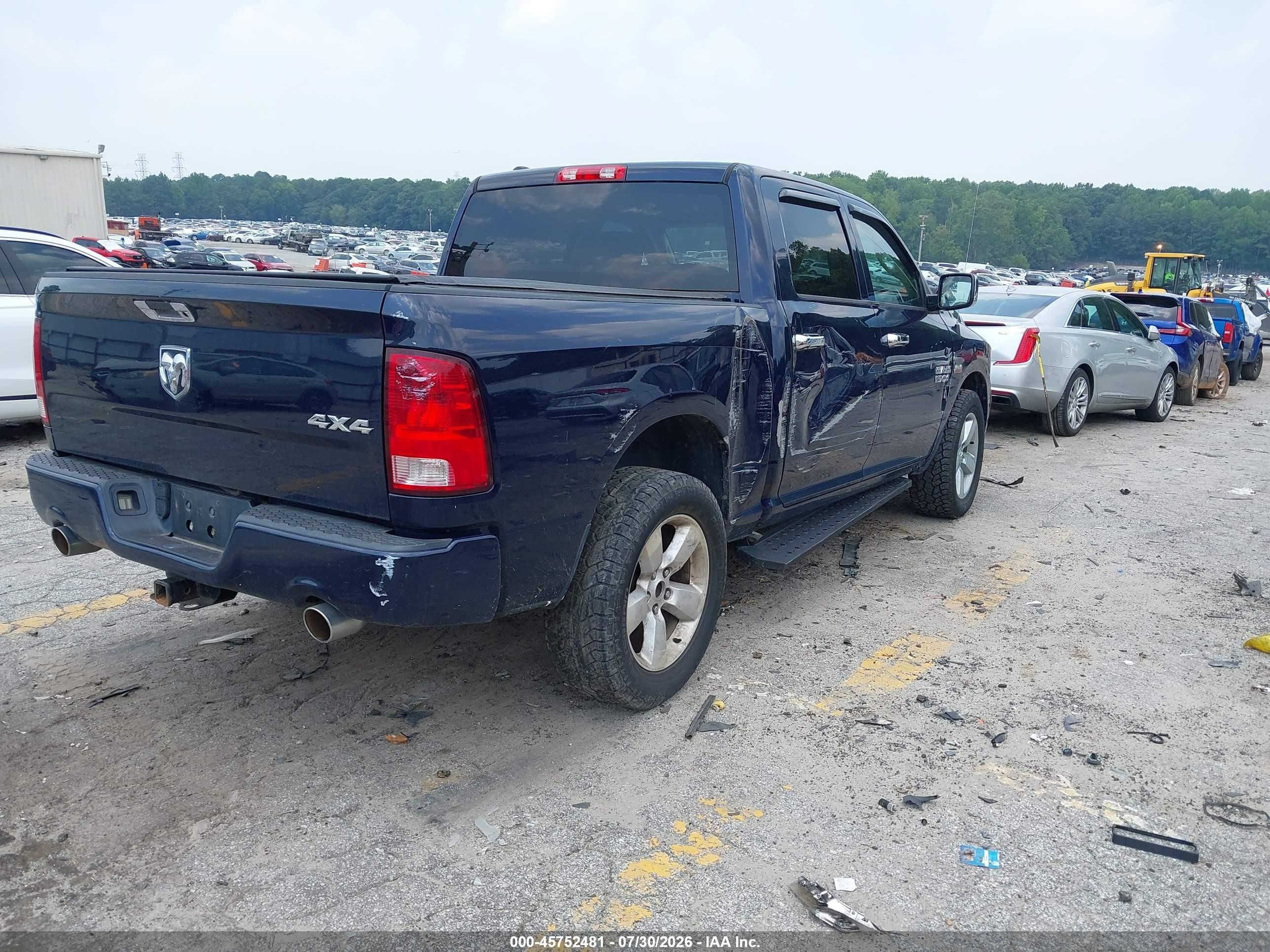 2014 Ram 1500 Express Blue vin: 1C6RR7KT7ES330203