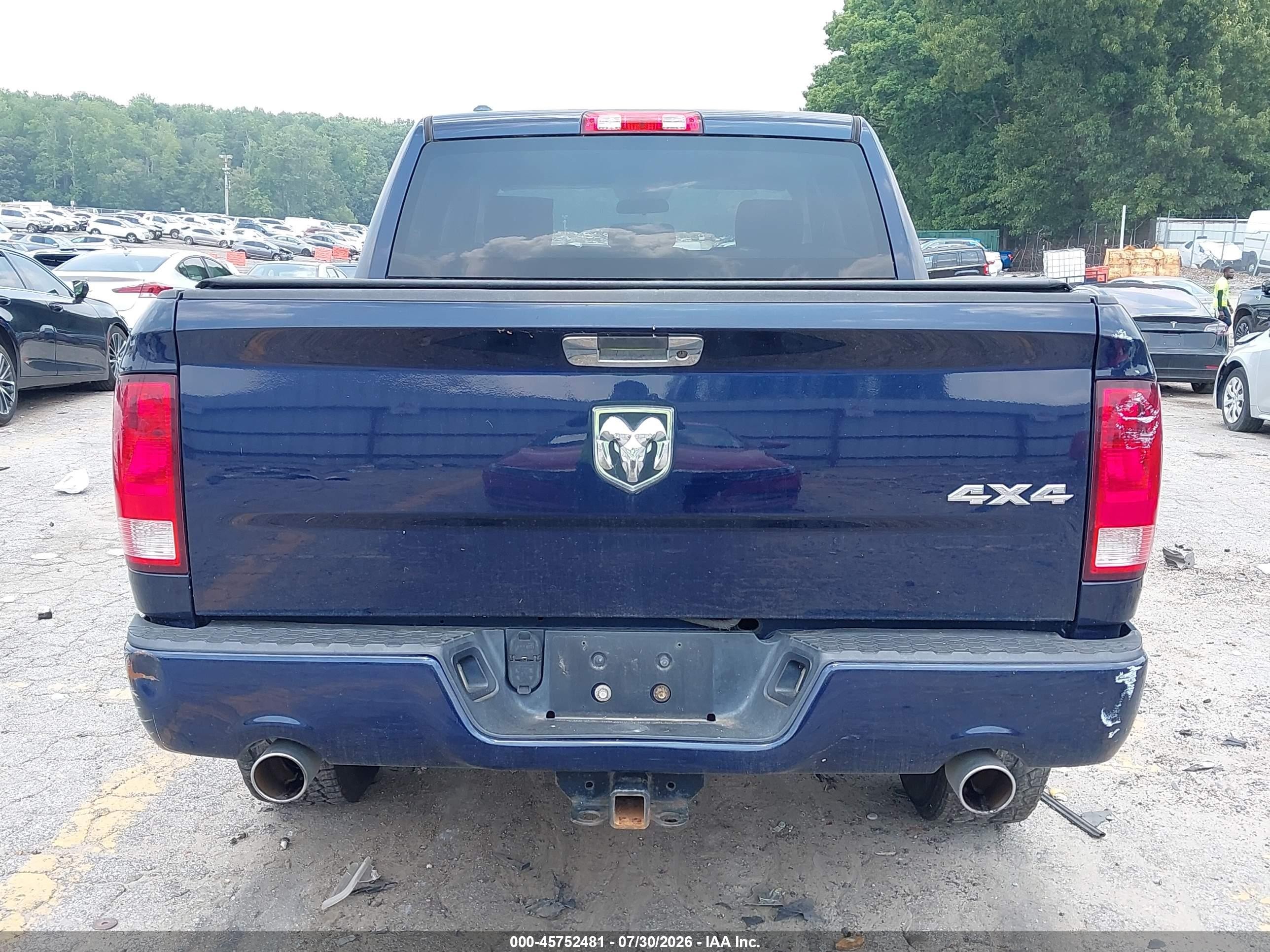 2014 Ram 1500 Express Blue vin: 1C6RR7KT7ES330203