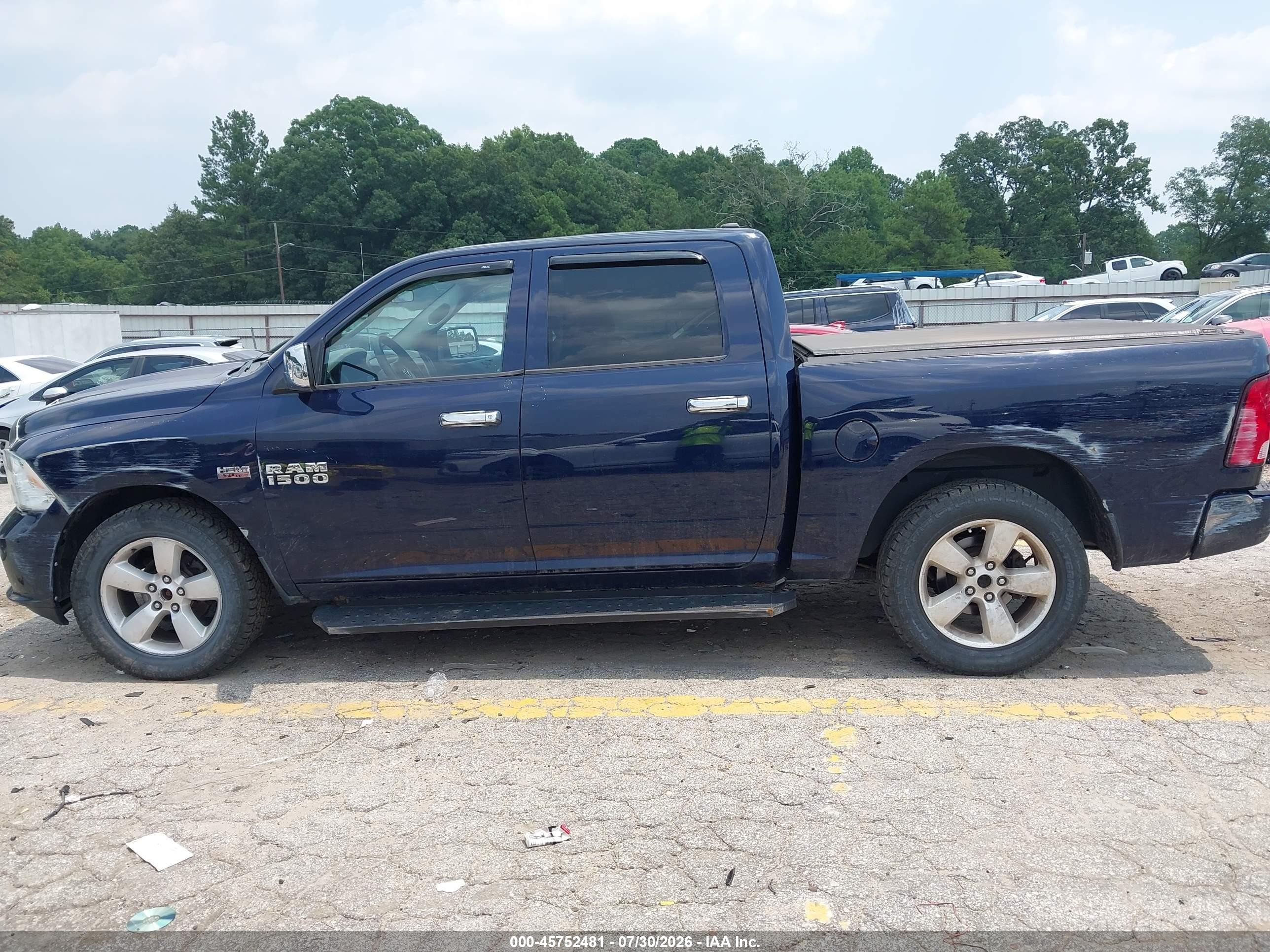 2014 Ram 1500 Express Blue vin: 1C6RR7KT7ES330203