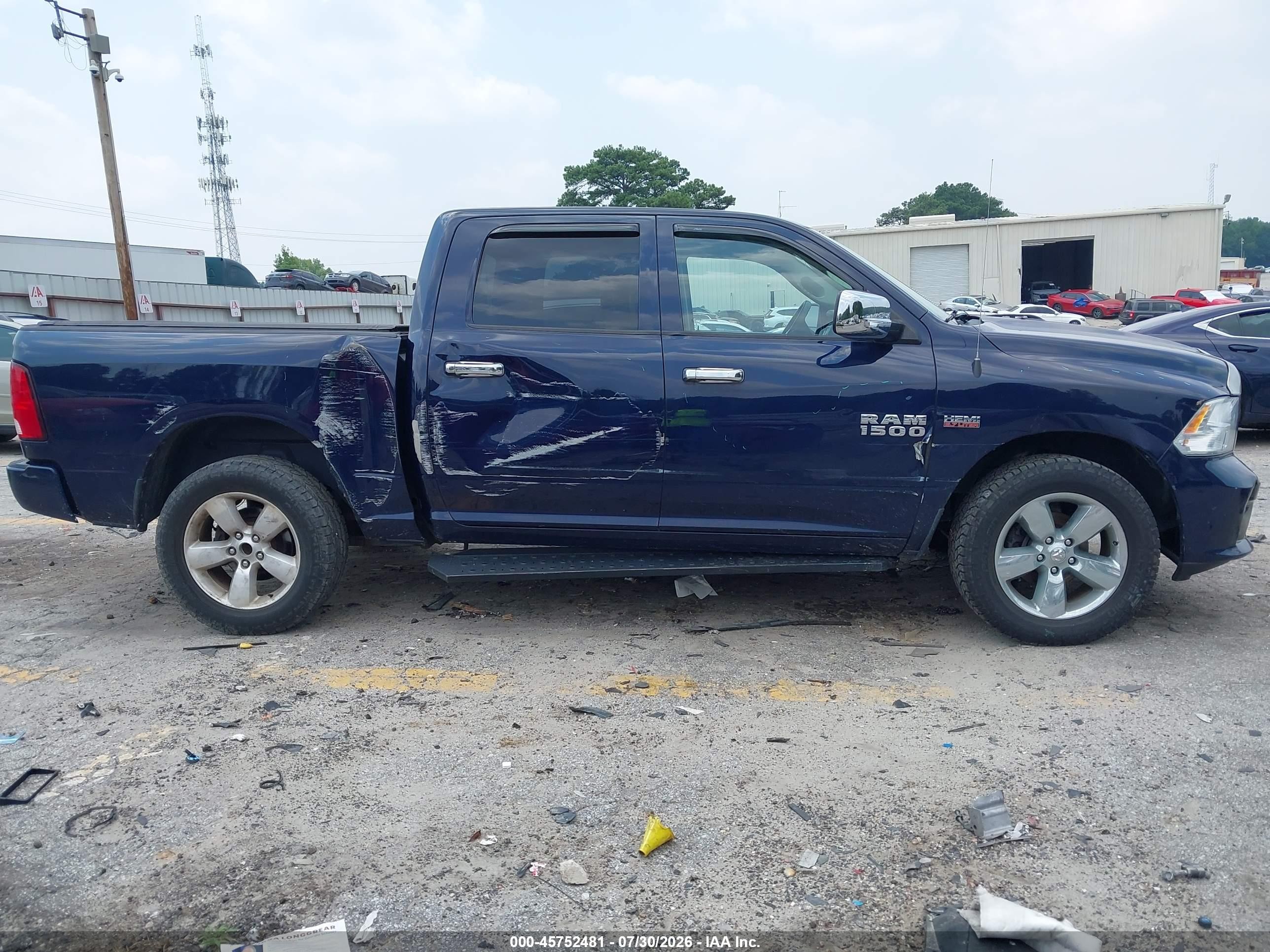 2014 Ram 1500 Express Blue vin: 1C6RR7KT7ES330203