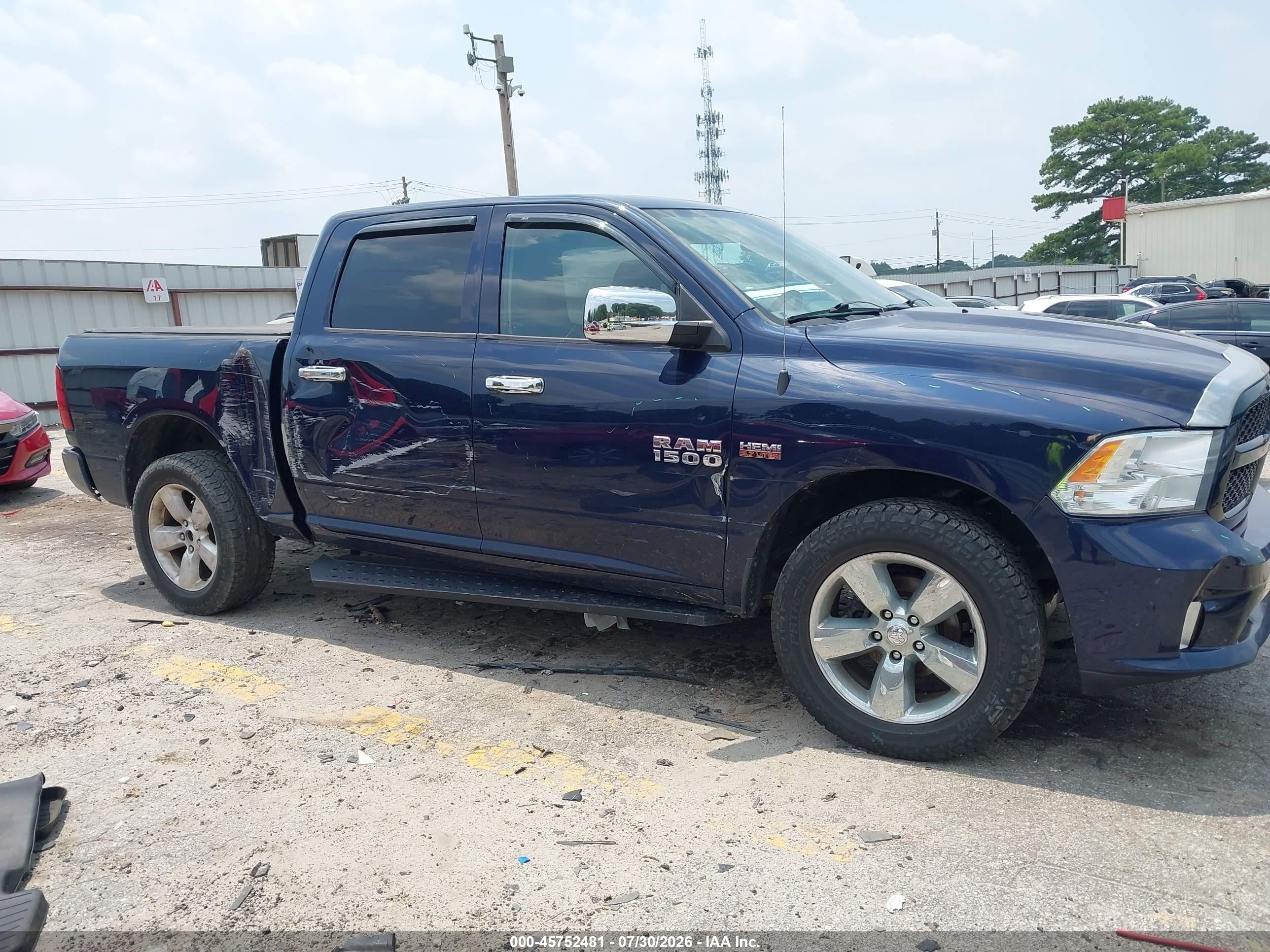 2014 Ram 1500 Express Blue vin: 1C6RR7KT7ES330203