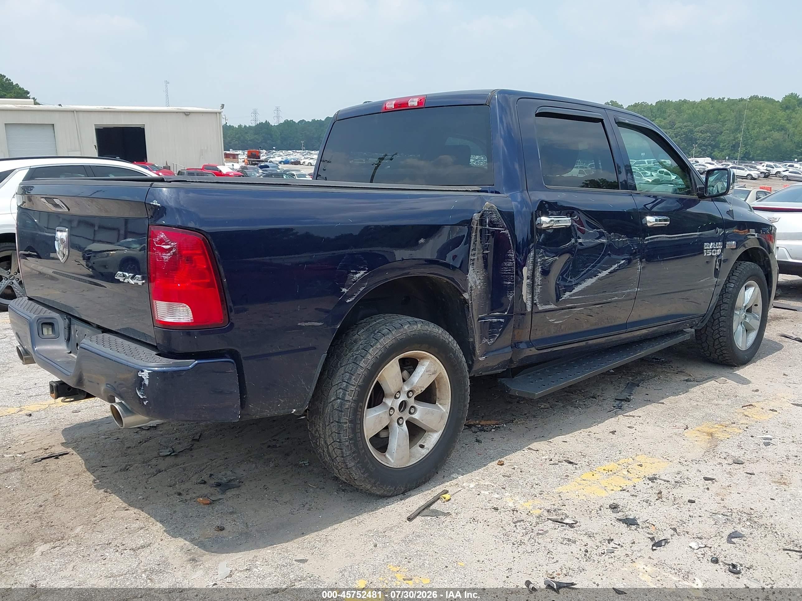 2014 Ram 1500 Express Blue vin: 1C6RR7KT7ES330203
