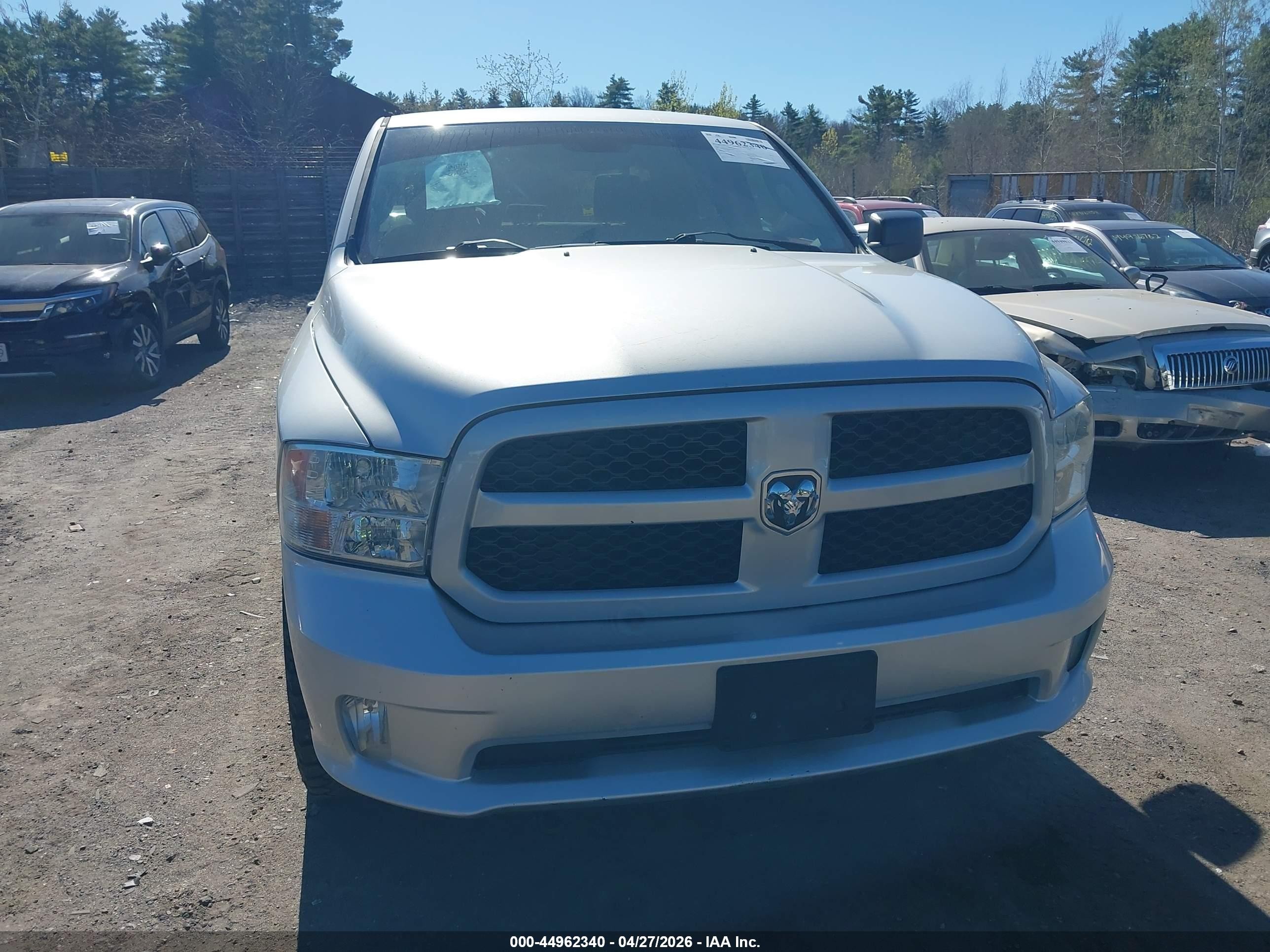 2014 Ram 1500 Express Silver vin: 1C6RR7KT7ES335840