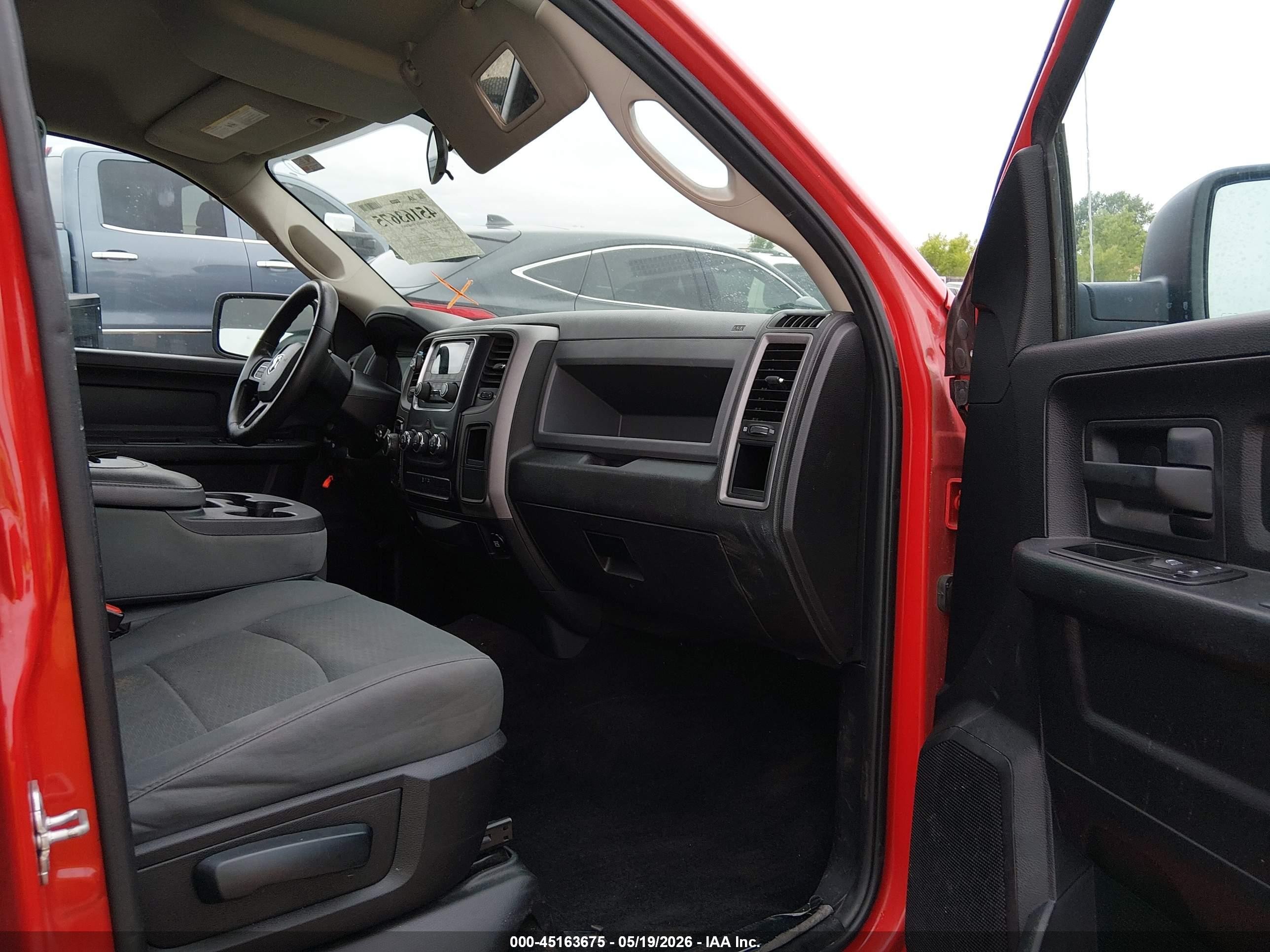 2014 Ram 1500 Express Red vin: 1C6RR7KT7ES374122