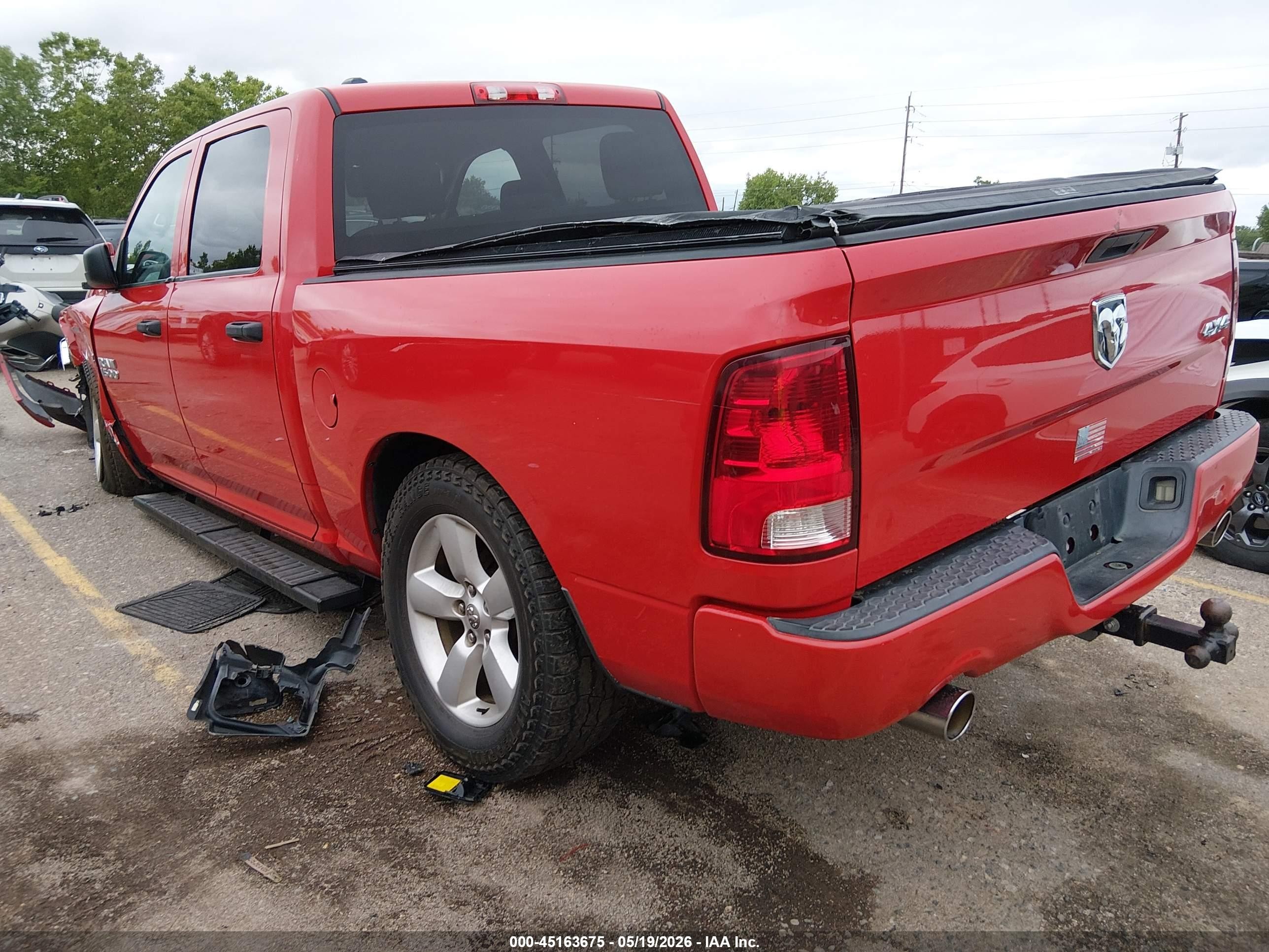 2014 Ram 1500 Express Red vin: 1C6RR7KT7ES374122